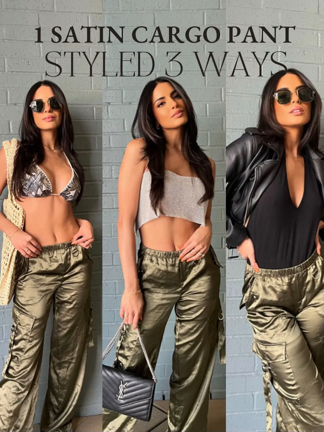 ✨3 Ways To Style✨ Upgrade Your Wardrobe With These IT GIRL cargo pants this  year! Need help styling them? We got three different ou