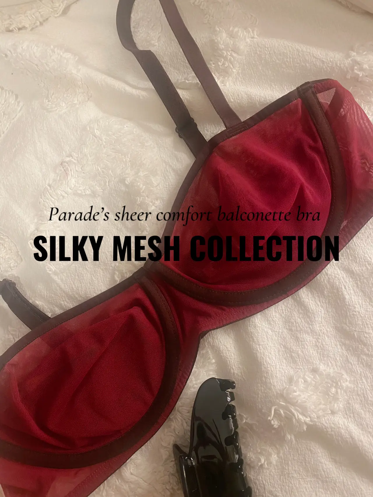 Sheer Comfort Triangle Bra | Silky Mesh | Archive (Eightball)