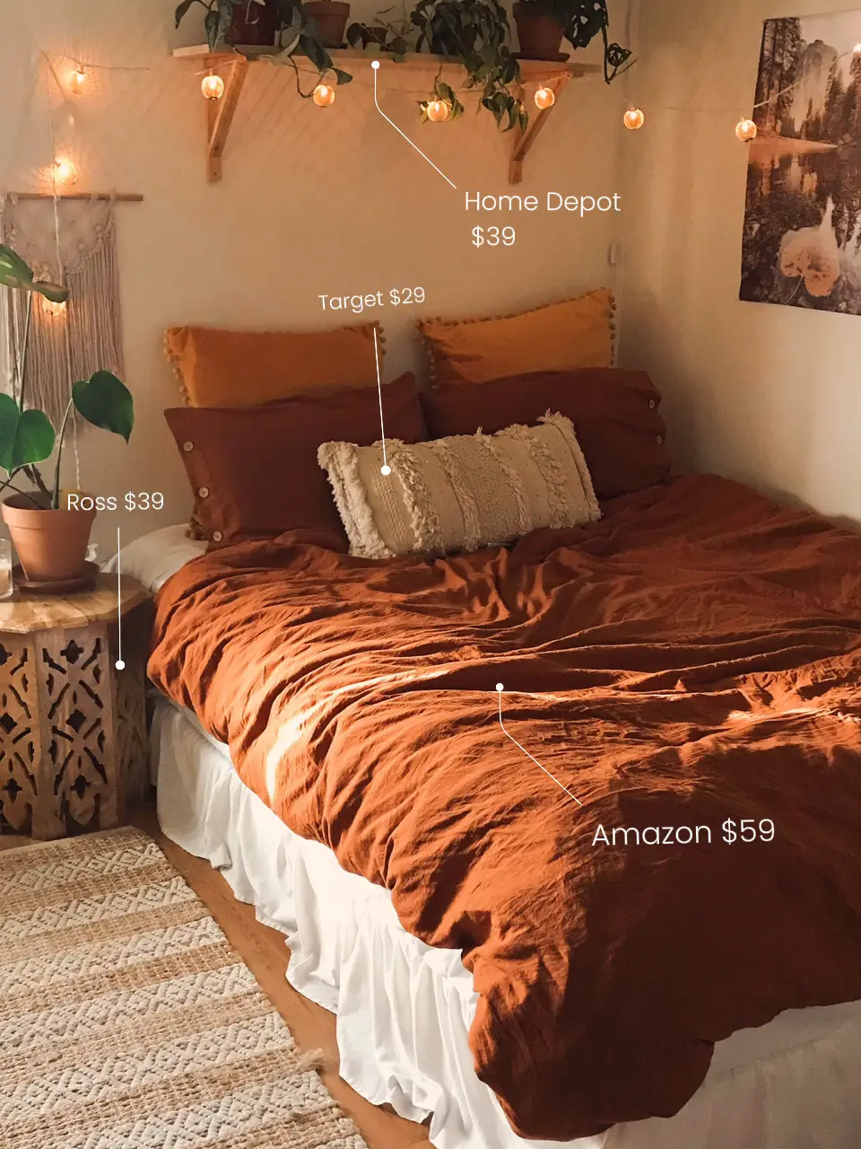 Cozy Boho Bedroom - Home - The Home Depot