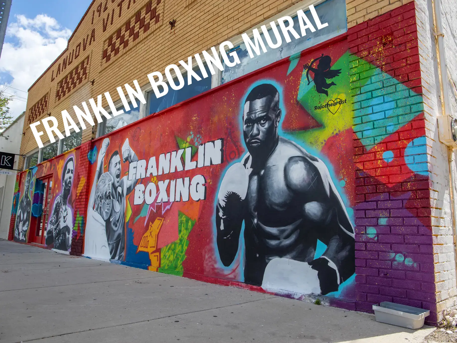 New boxing mural in Tampa Fl “Franklin boxing”, Gallery posted by  Rojotheartist