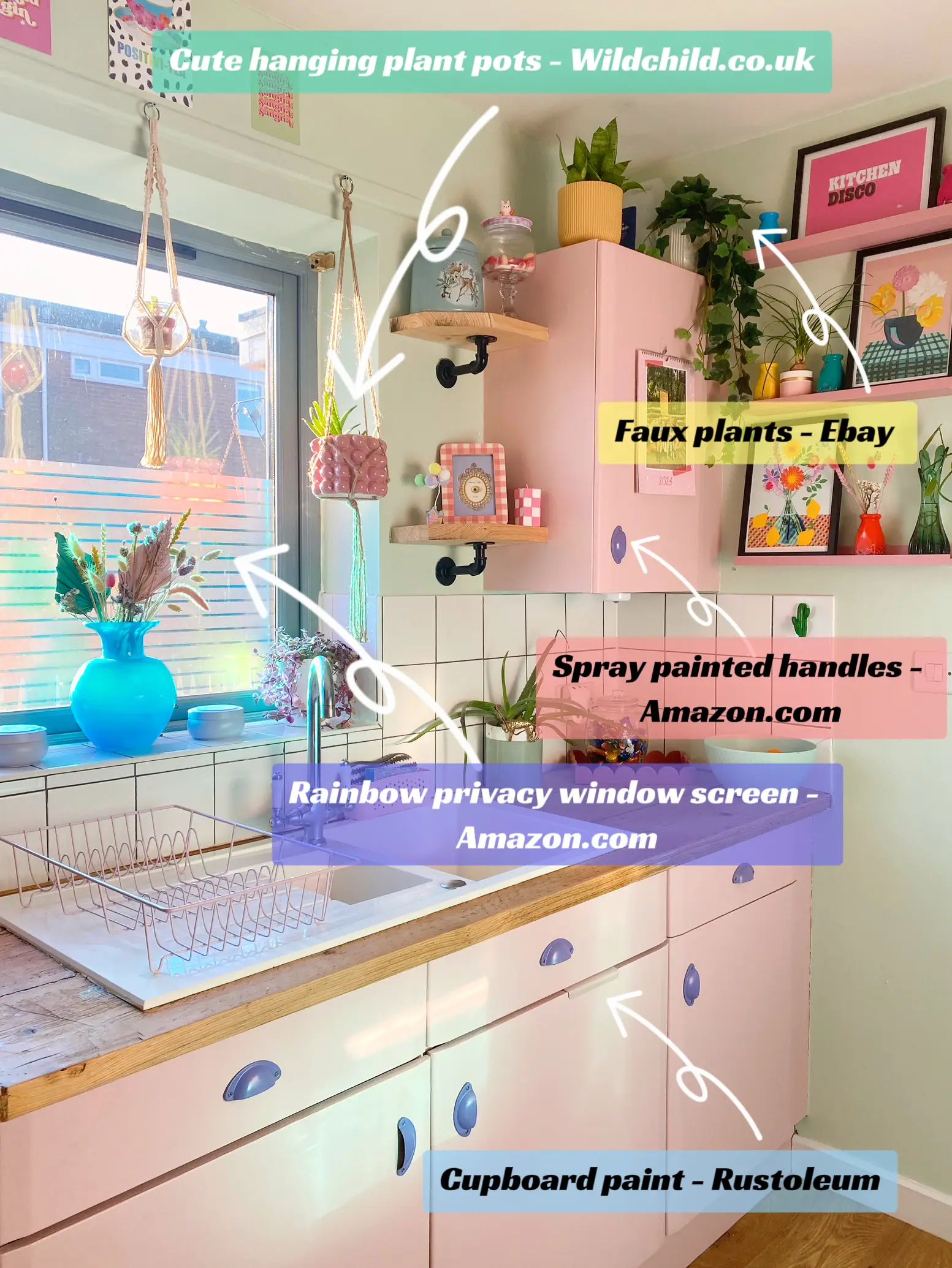 A Closer Look At The Pastel Kitchen