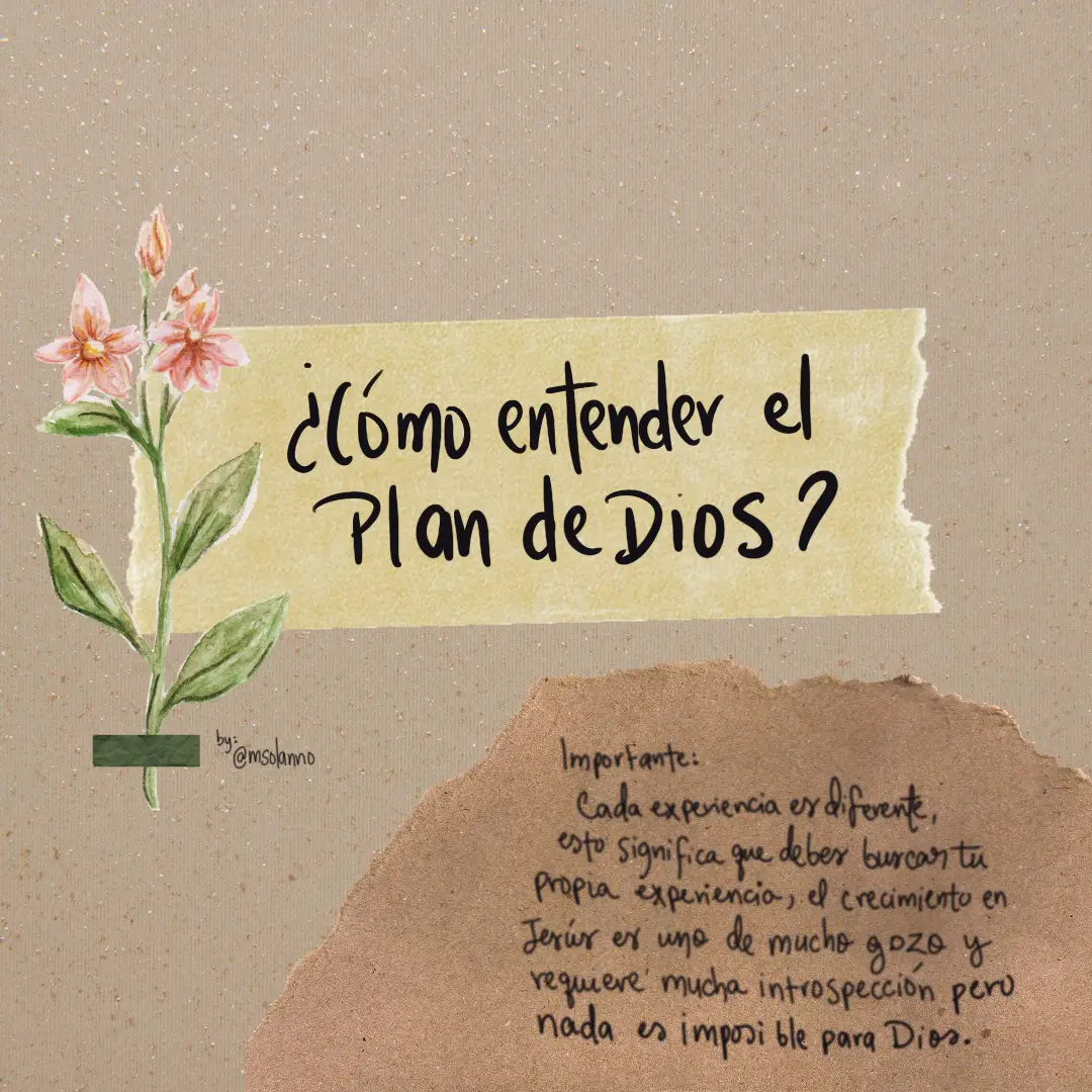 Cómo entender el plan de Dios?, Gallery posted by Maricris Solano