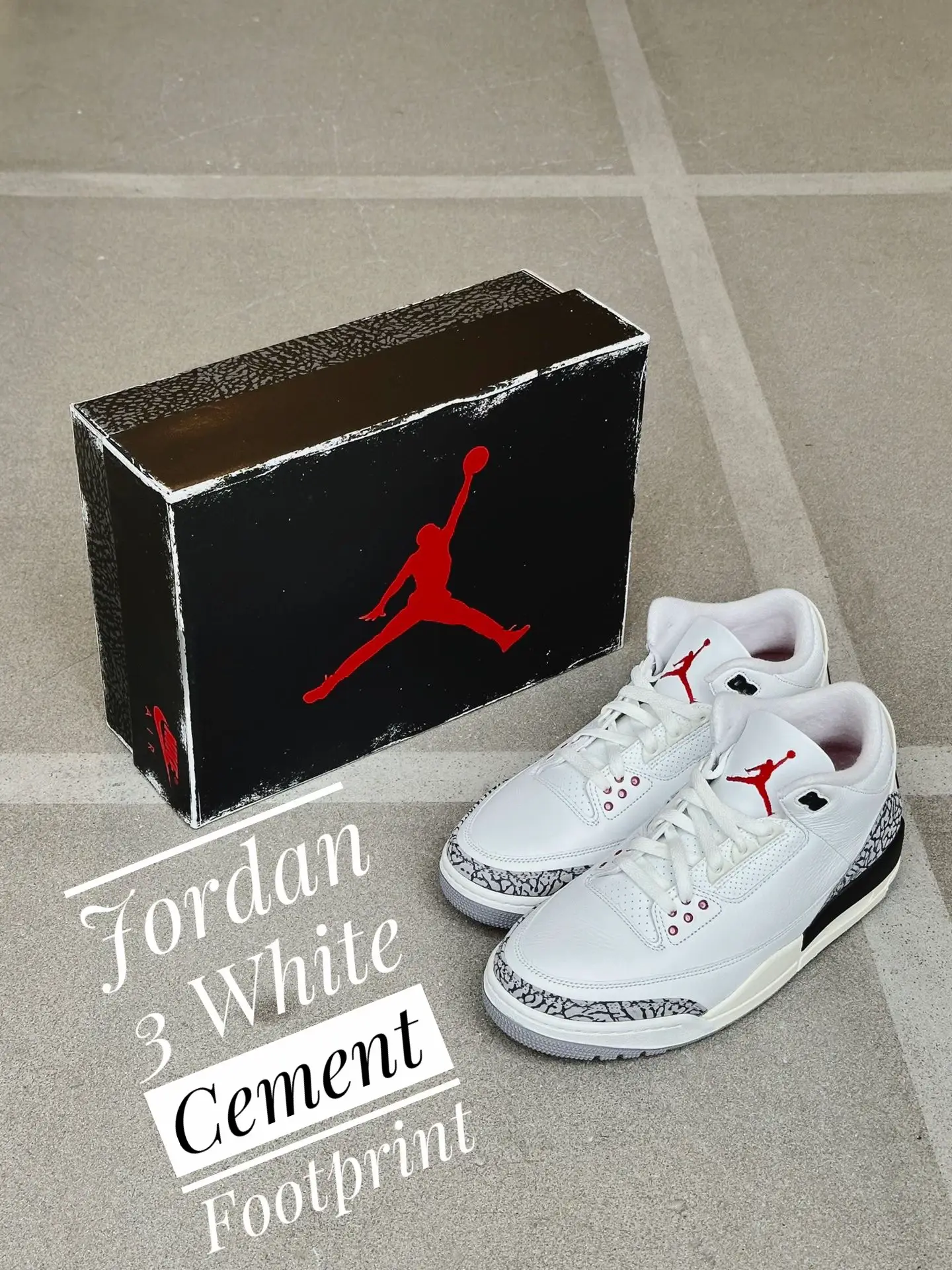 Jordan 3 white cement cheap outfit