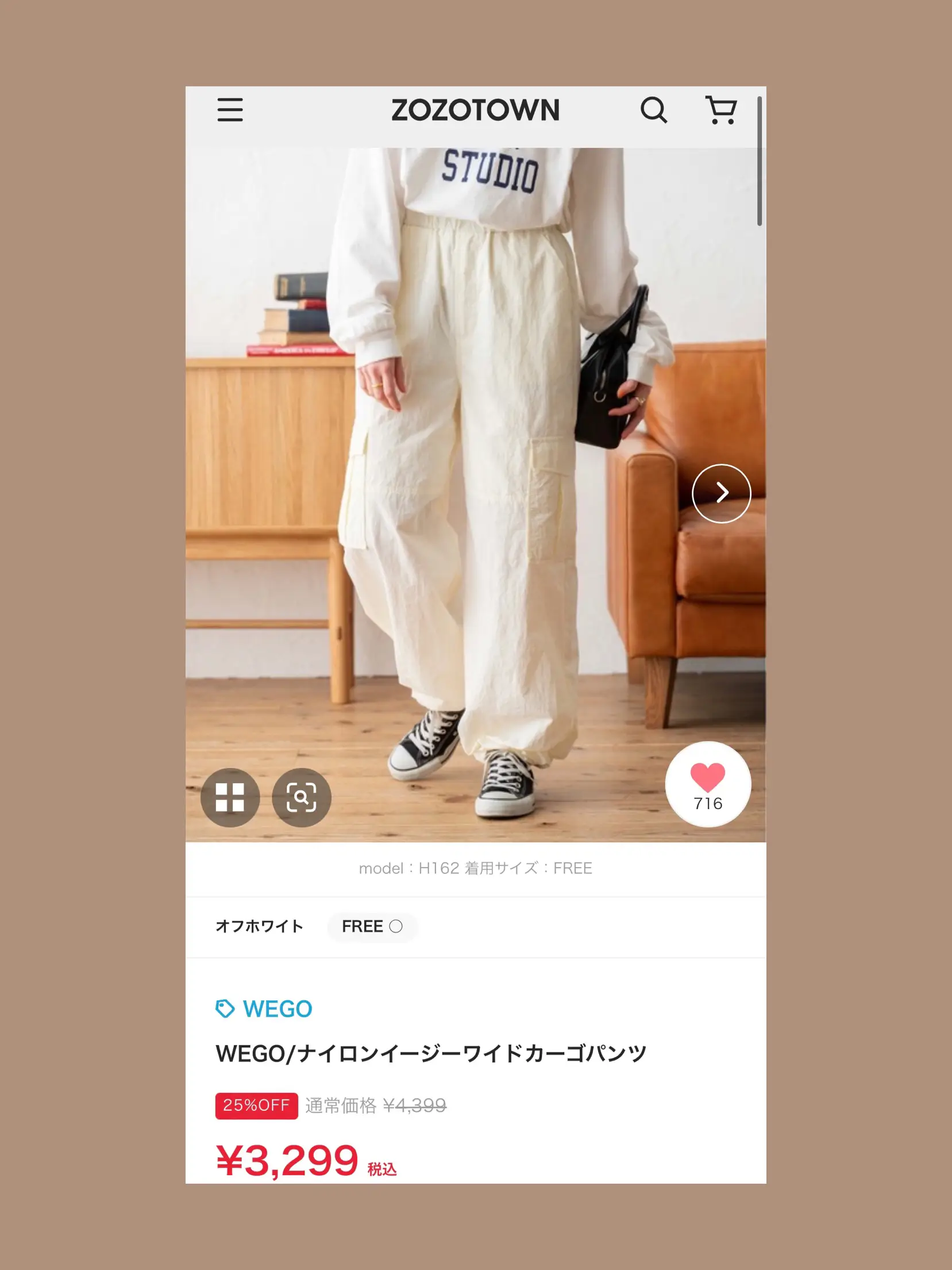 カジュアルにもきれいめにも◎春トレンドカーゴパンツ🏷️ | 𝚖 𝚘 𝚐