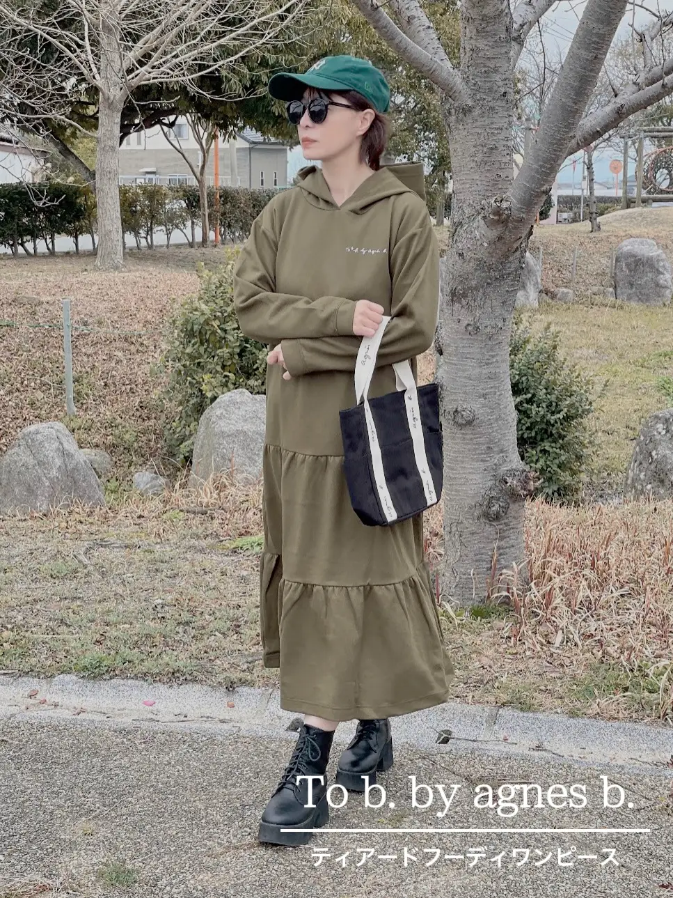 フード付きで可愛いティアードワンピース😍 | Maが投稿したフォト  