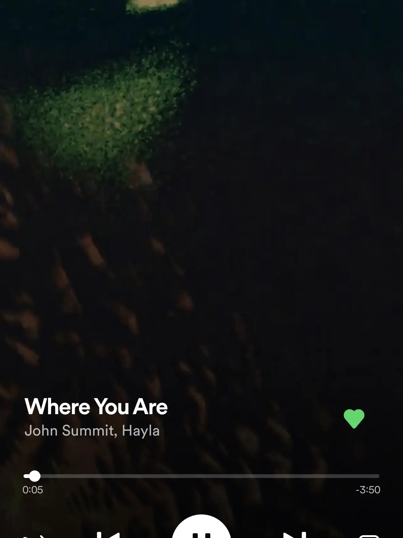  A song by John Summit with the words "Where You Are" at the top.