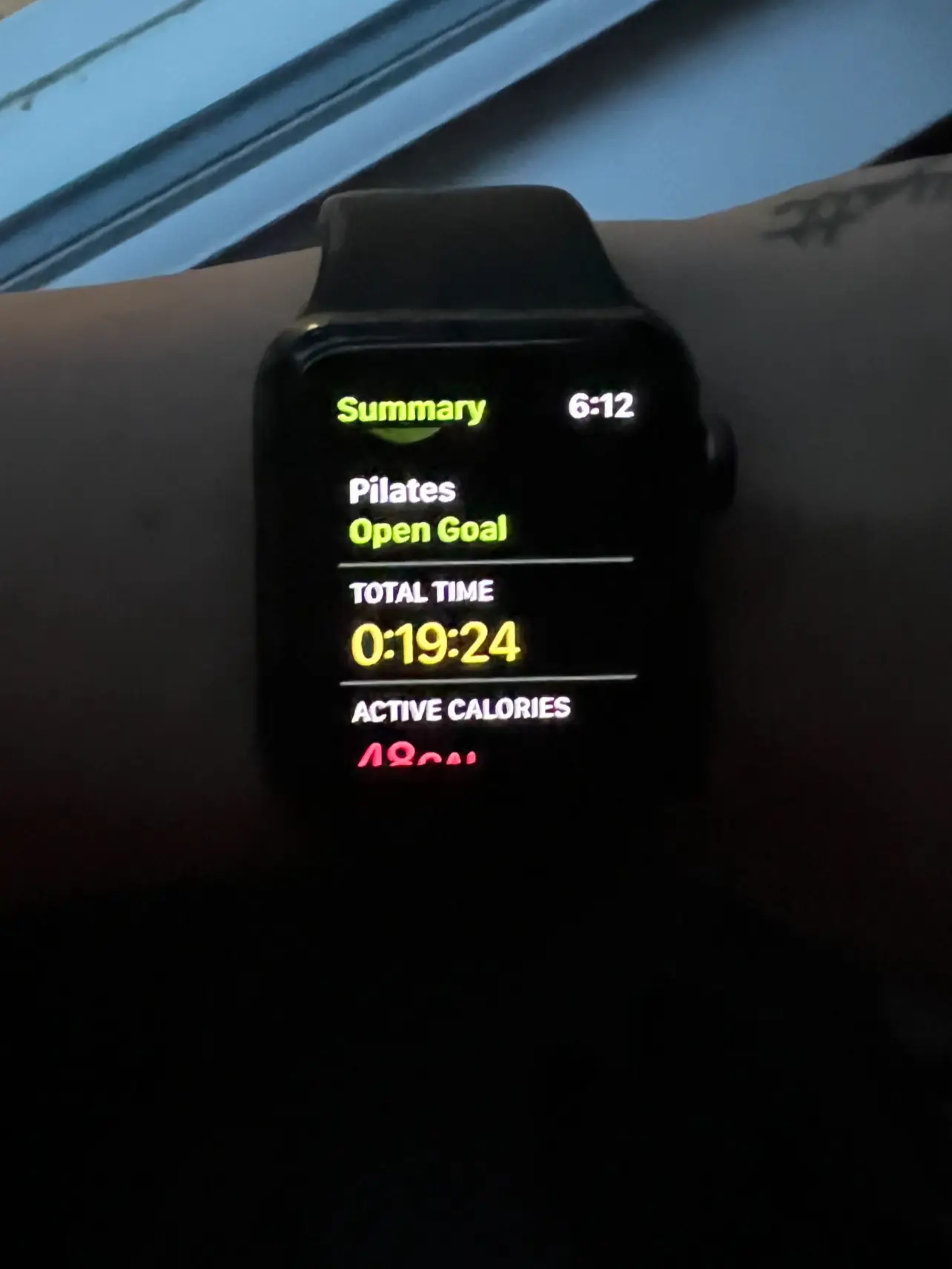 Pilates discount apple watch