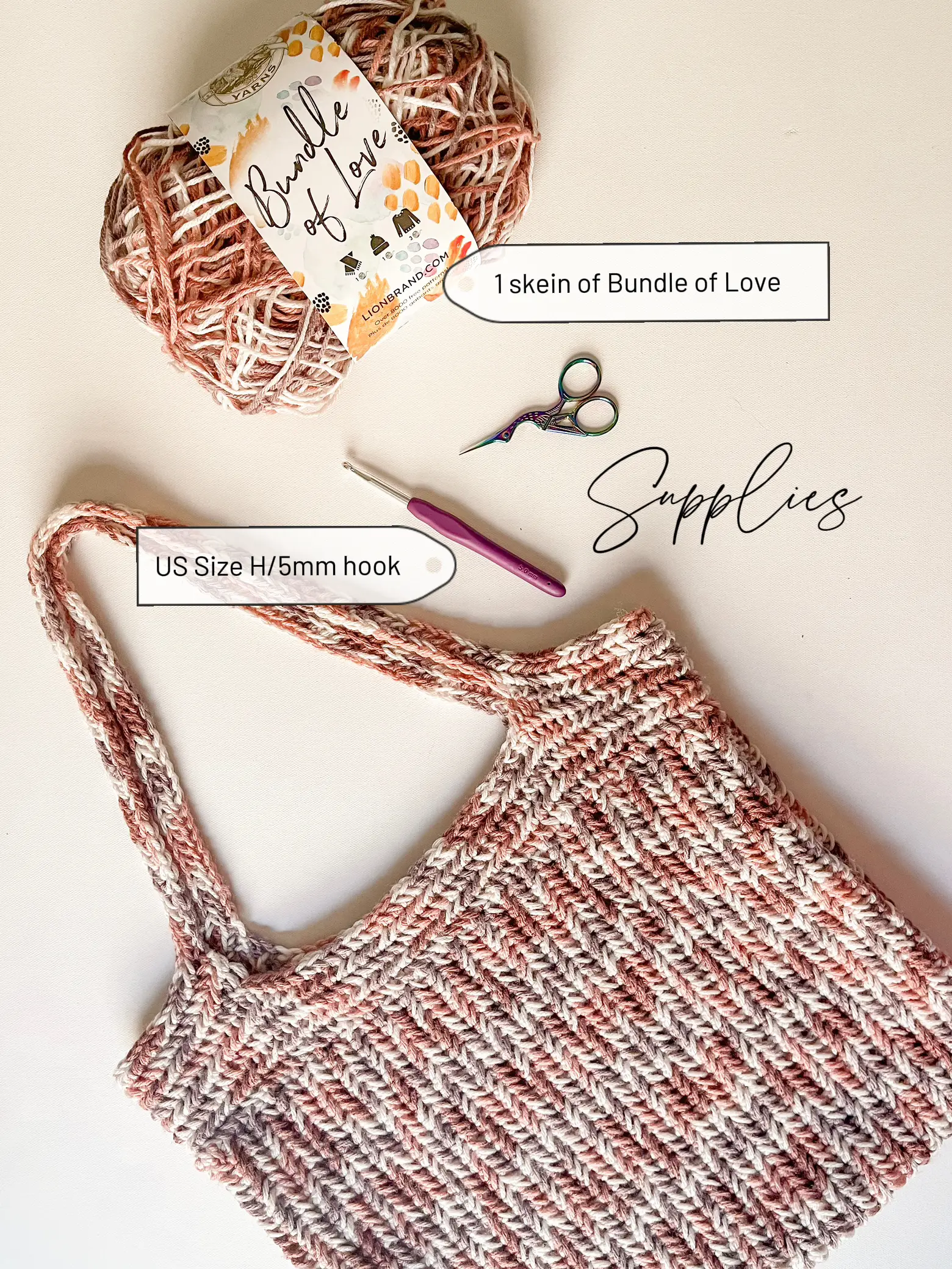 Crochet hook size H 5mm - Work of HeART