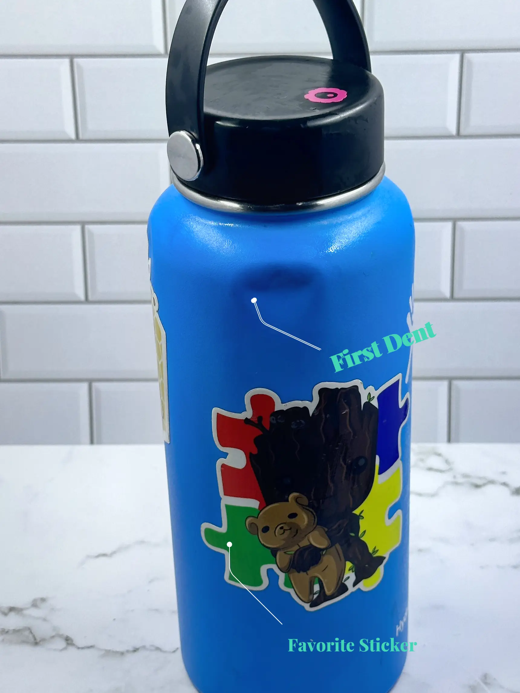 Hydro Flask *Dented* Black Water Bottle H 120635 TempShield Insulation –  Parsimony Shoppes