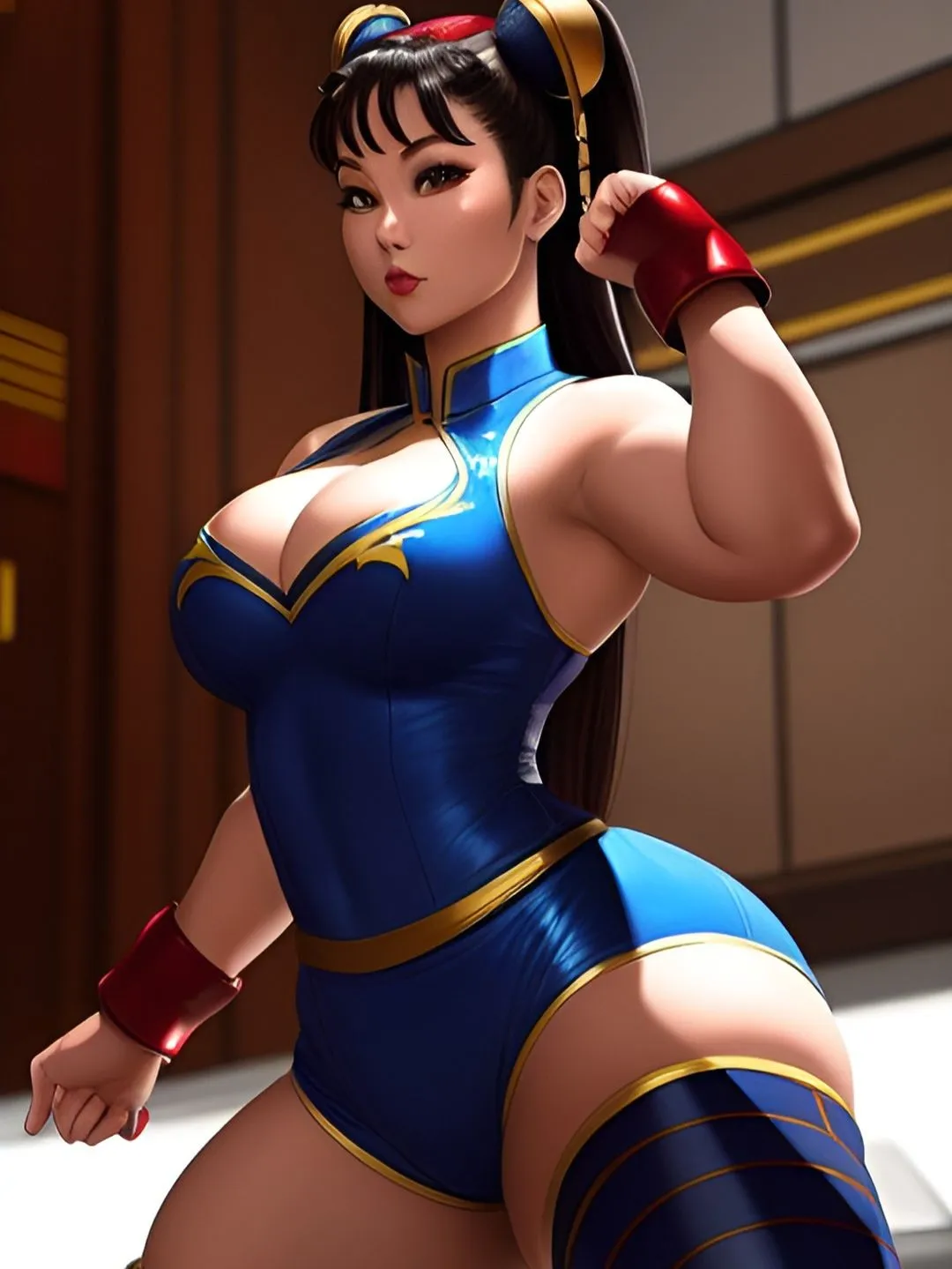 I told AI to draw ChunLi... | Gallery posted by Saus - AI Art | Lemon8