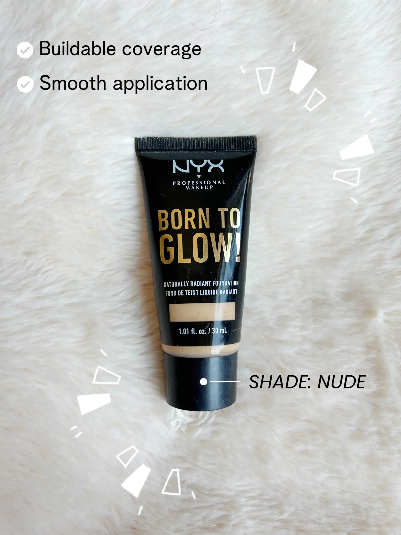 NYX Profesional Makeup Born To Glow Radiant Concealer, Light Ivory  Ingredients and Reviews
