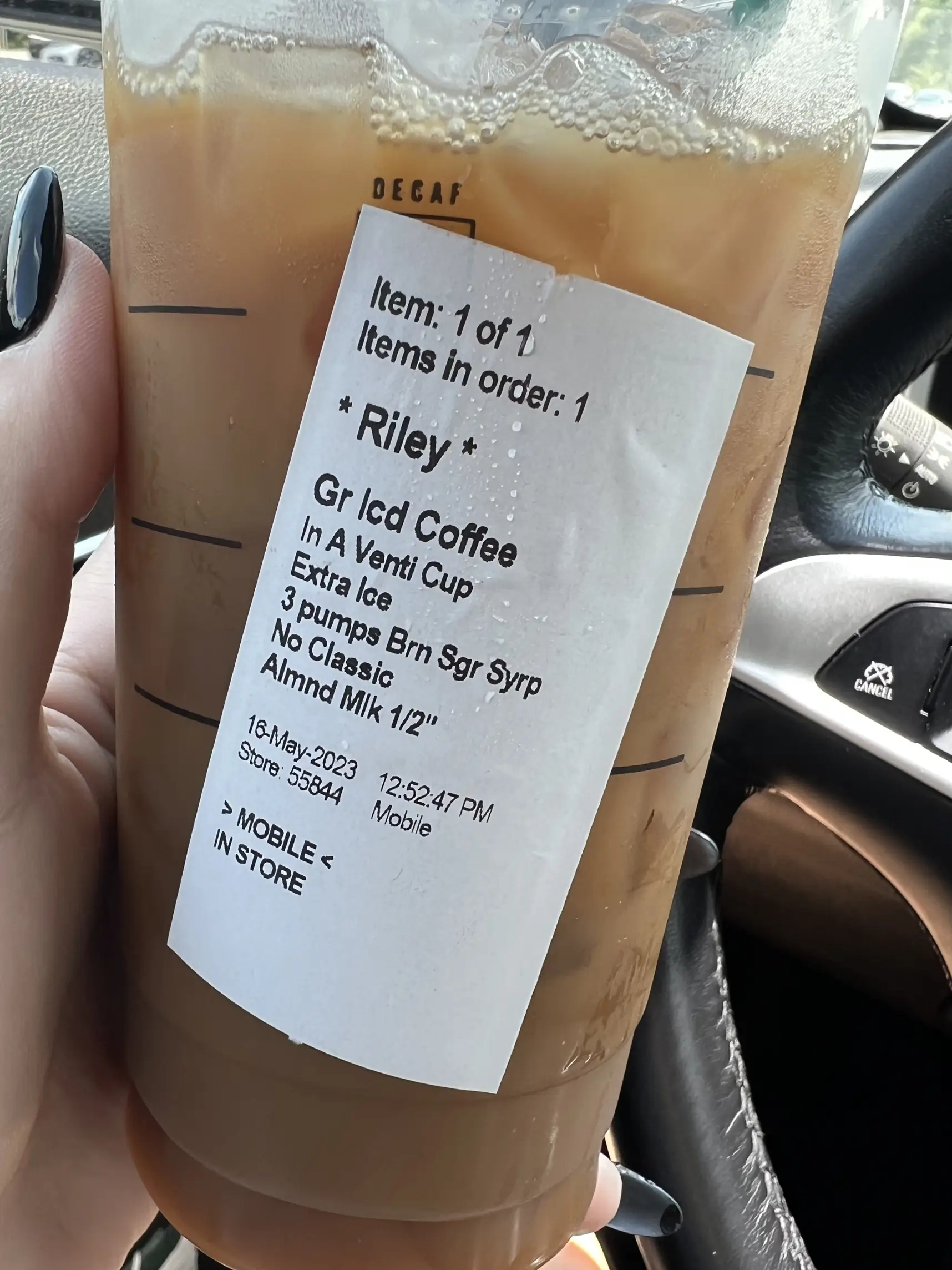 hack kinda: grande cold brew + extra cold foam in a venti cup