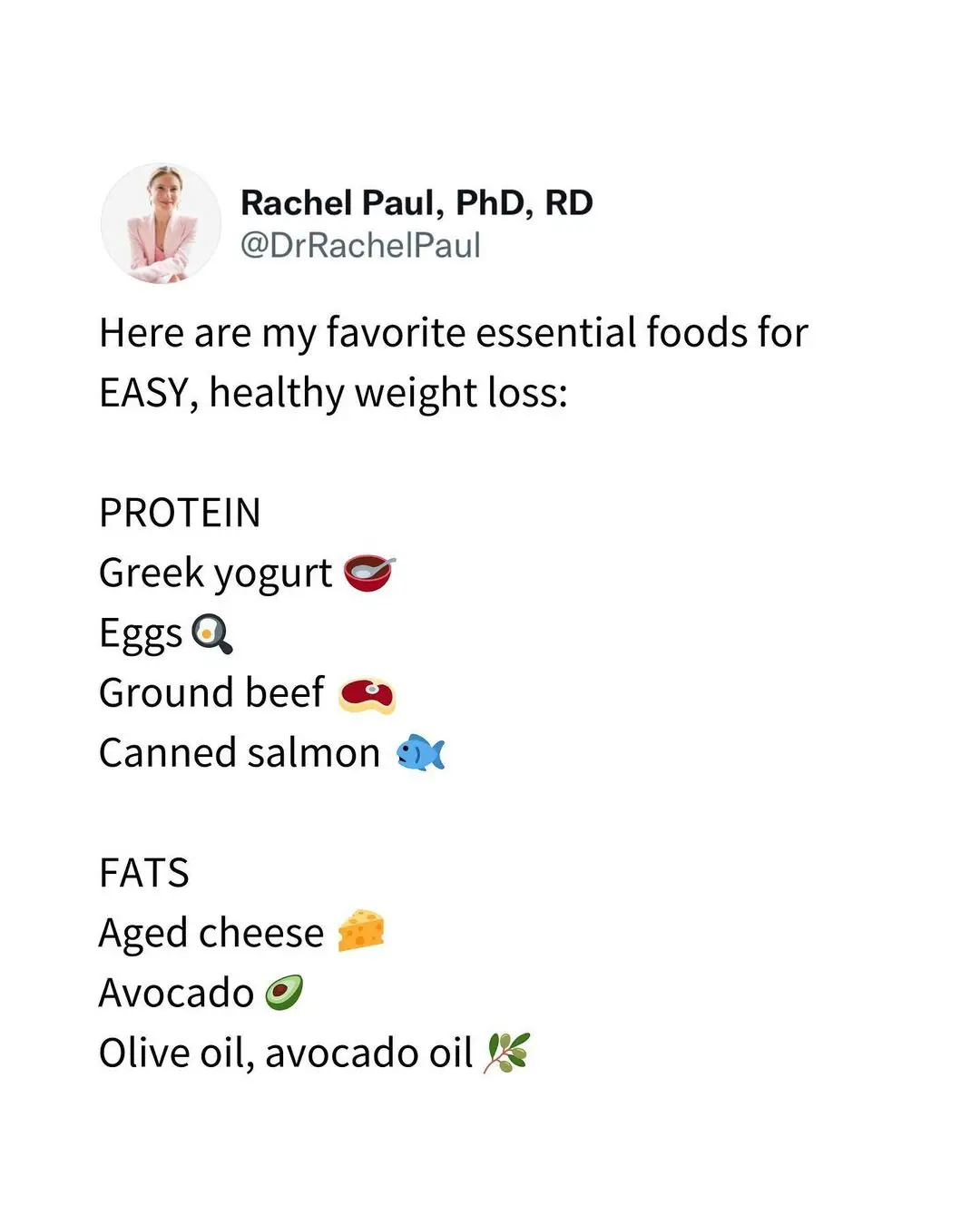 Must-Have Grocery Staples for Weight Loss 🥑🍳, Gallery posted by Dr.  Rachel Paul