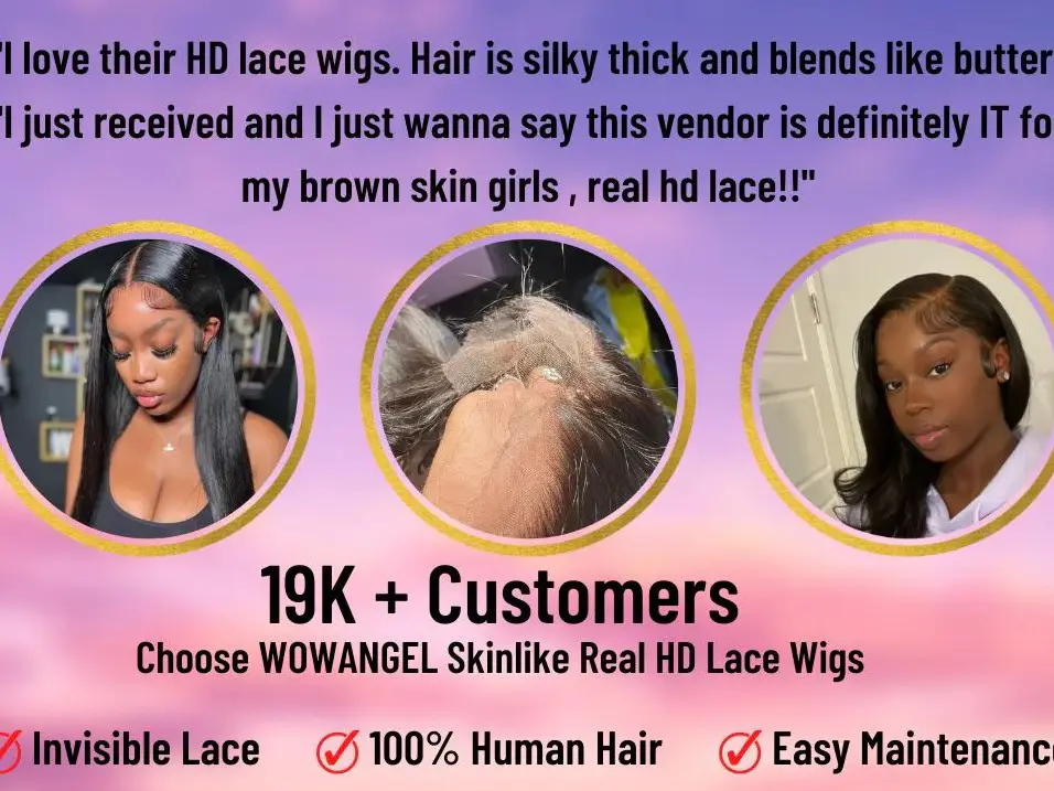WOWANGEL Best HD Lace Wigs  100% Human Hair – wowangel