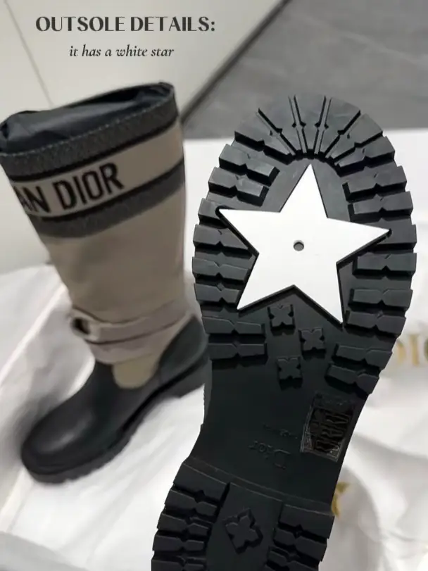 Christian Dior D-Major Boots 