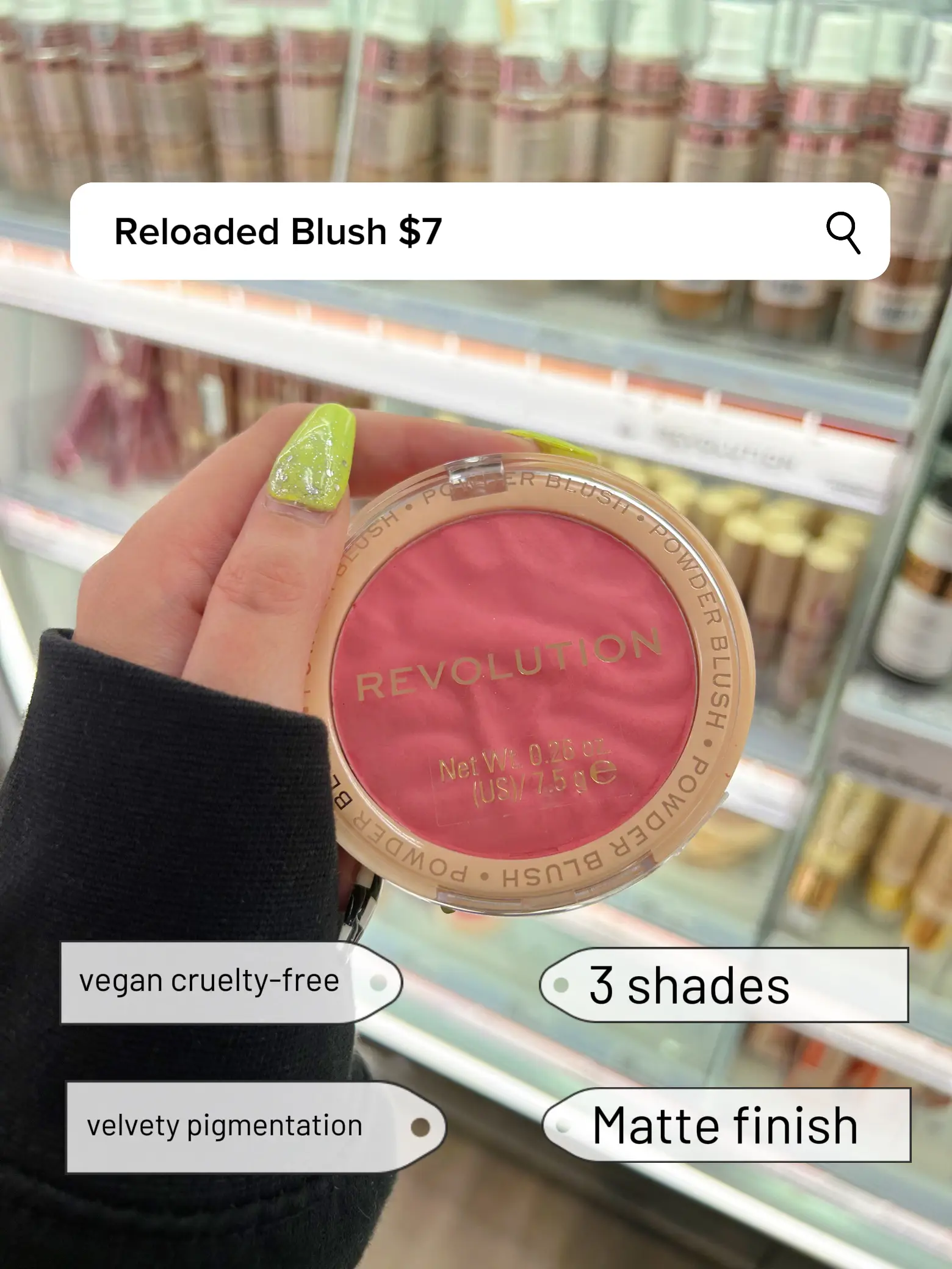 Revolution Beauty London Blusher Reloaded Blusher, Red (Pop My Cherry), 7.5  g : : Beauty