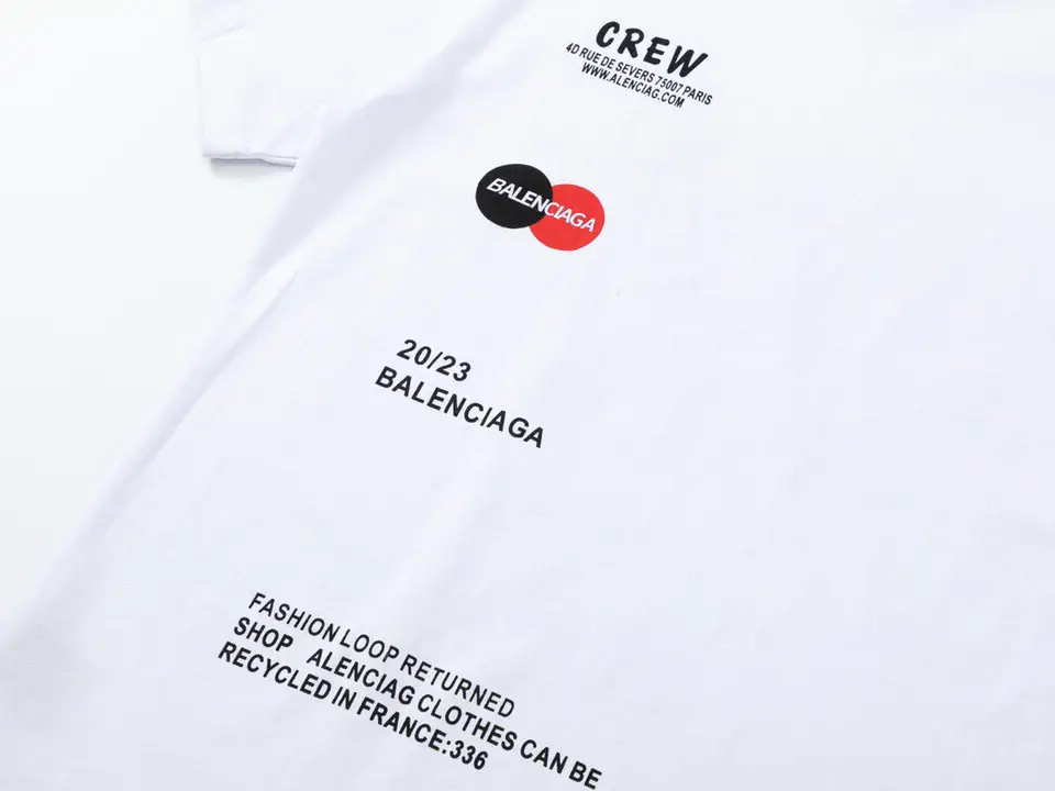 Balenciaga/バレンシアガマルチロゴ柄プリント半袖Tシャツ | chictokが