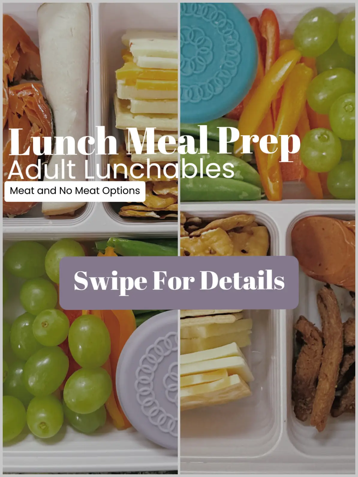 I love the idea of adult lunchables 😋 #healthylunchideas #mealprep #h