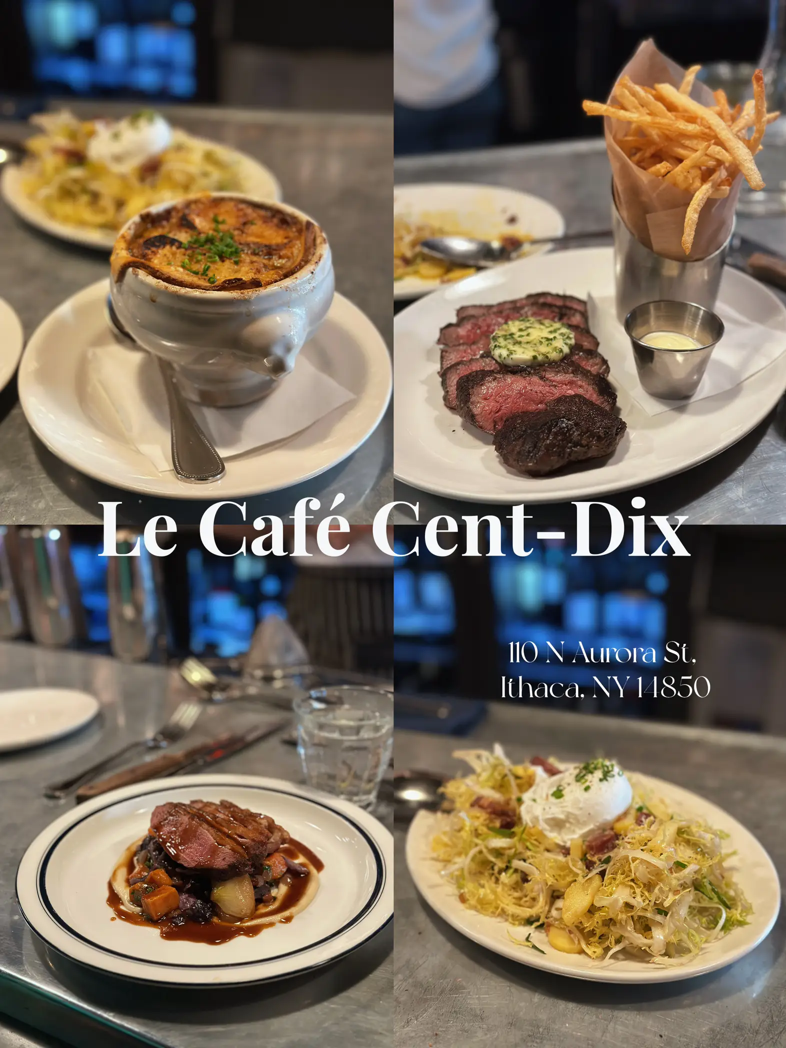 Culinary Delights at Le Café Cent-Dix in Ithaca, Gallery posted by  Yummyeyenyc