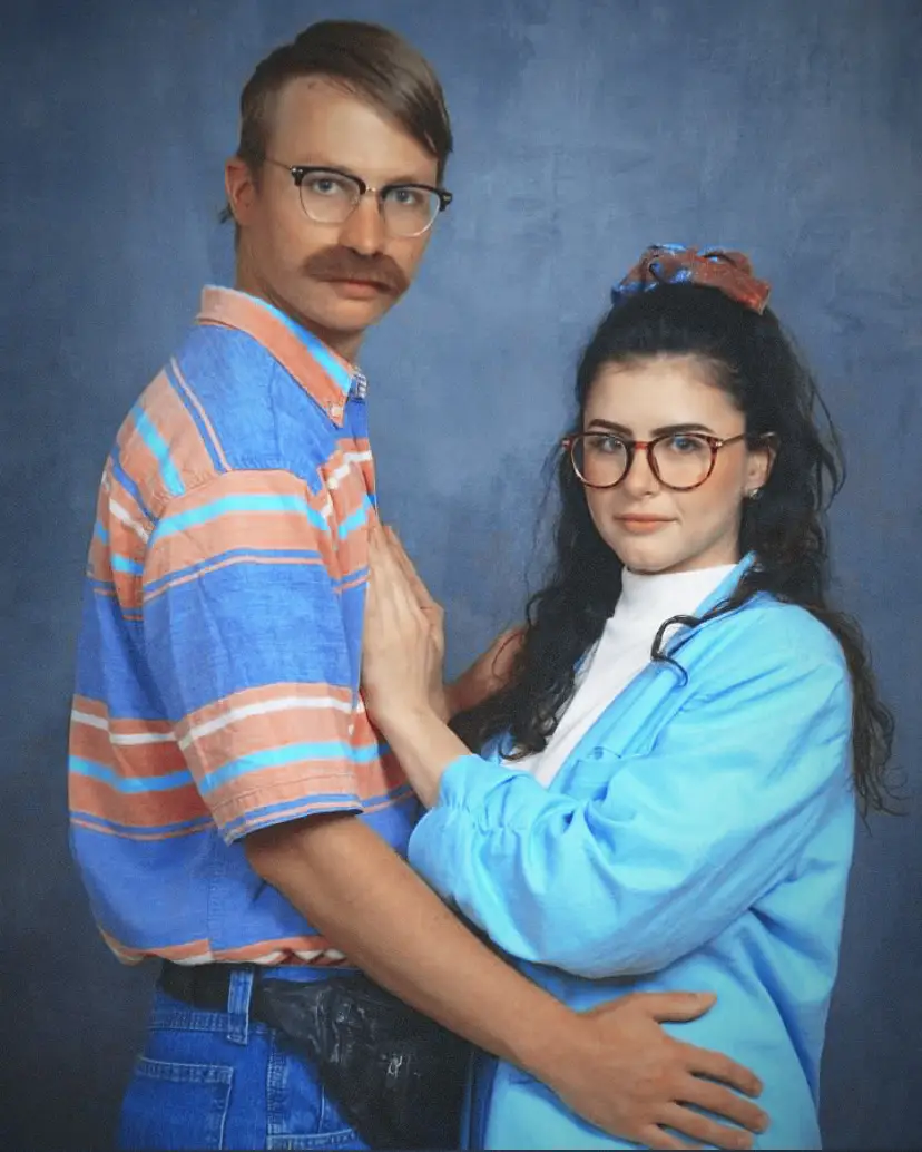 I recommend doing a 90s awkward JcPenney photoshoot with your coworker