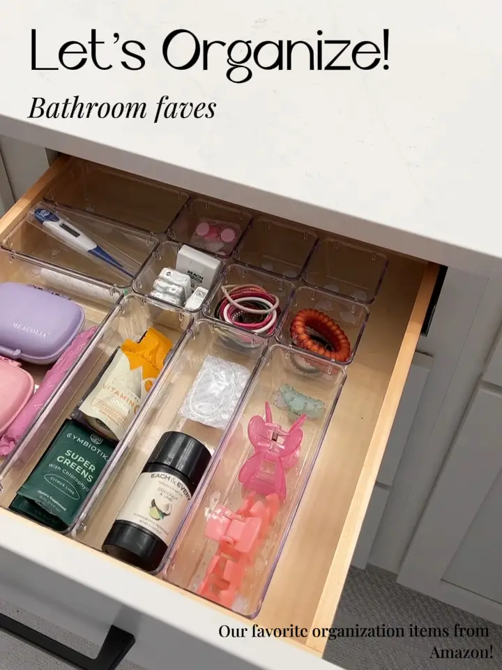 Amazon bathroom drawer organization faves!