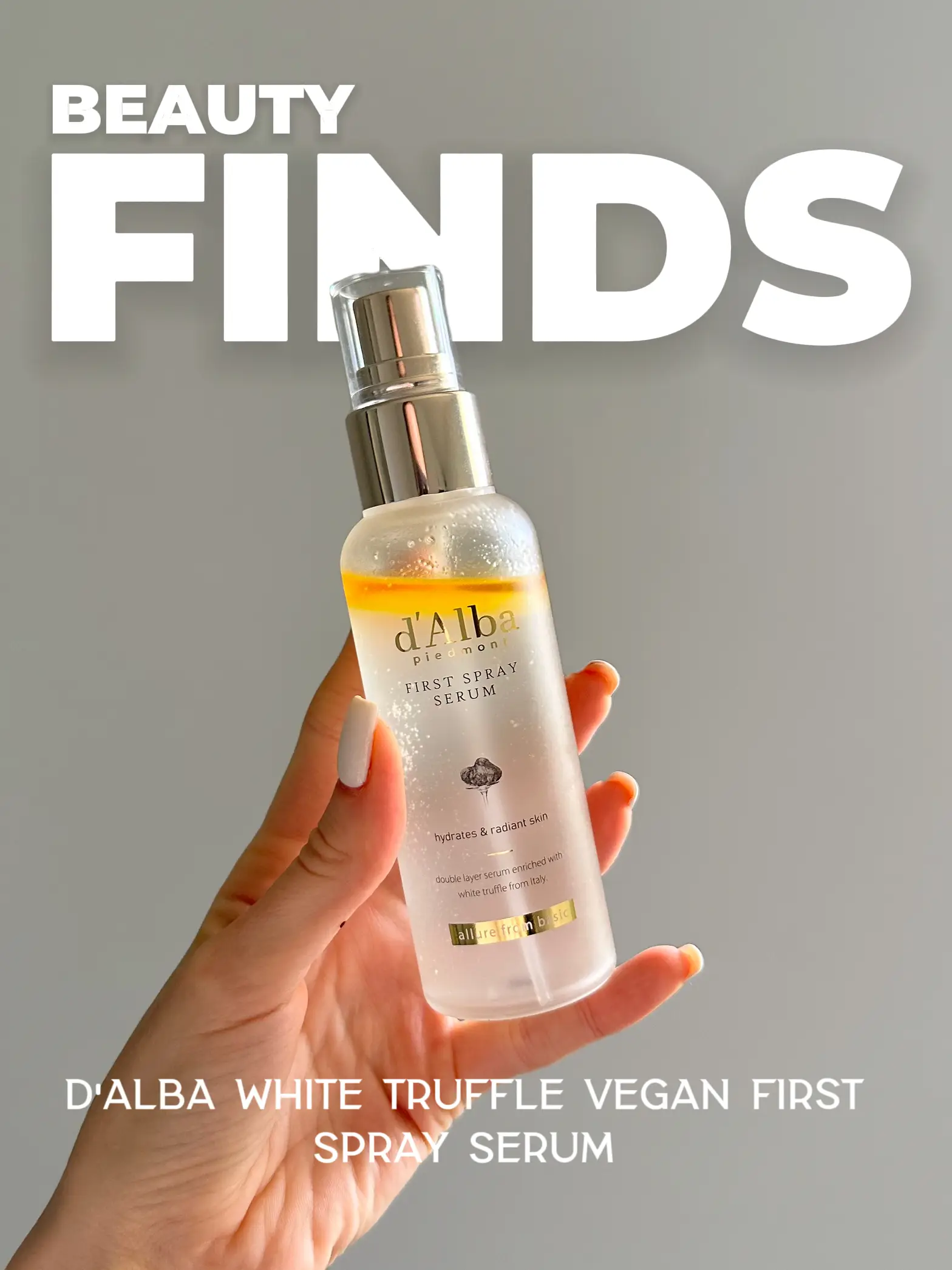  d'Alba Italian White Truffle First Spray Serum, Vegan