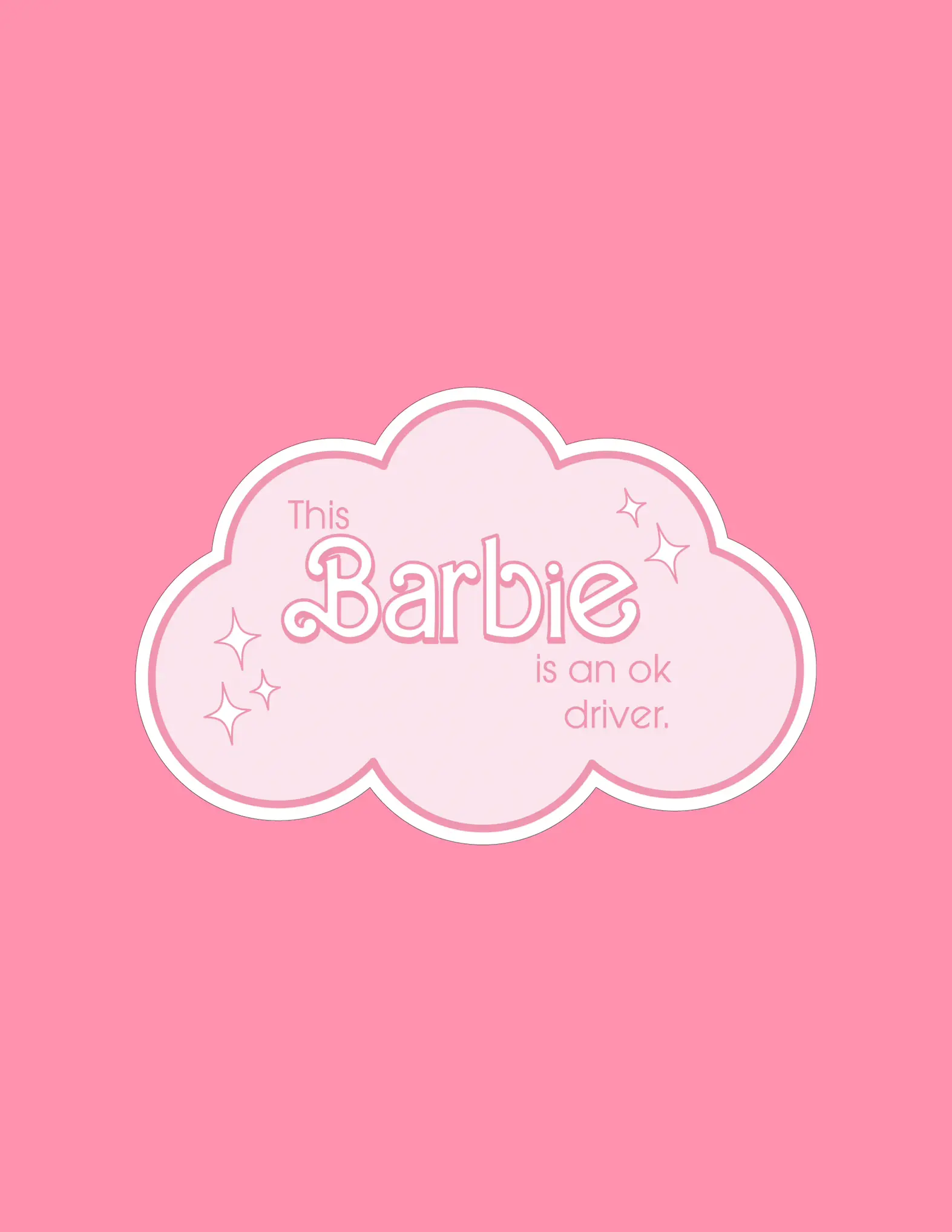 Barbie sticker : r/stickerstore