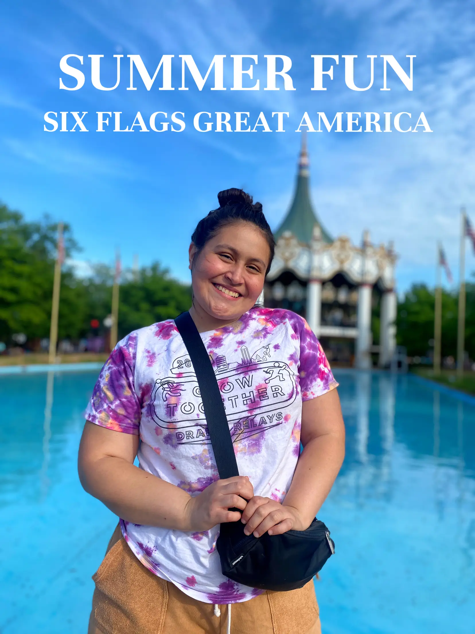 Six flags clearance backpack