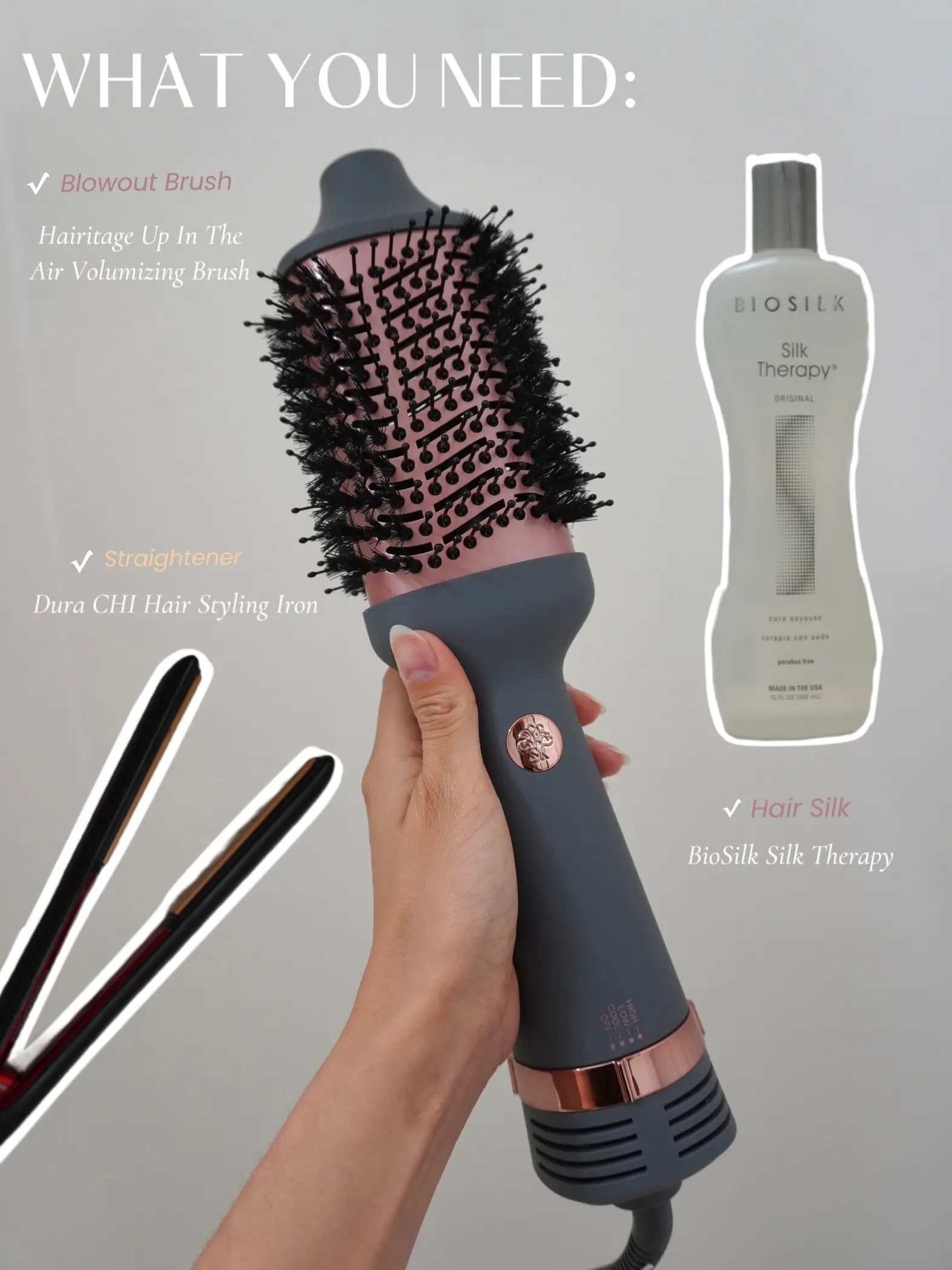 this GEM hair dryer brush is a gem✨✨✨✨✨ under $50! #hairstyle #blowout, Blowout Hairstyles