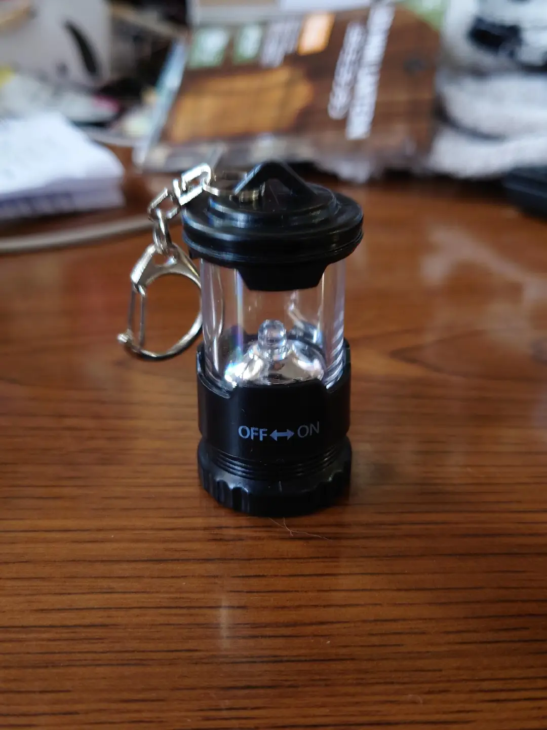 Kikkerland Design Mini Lantern Keychain