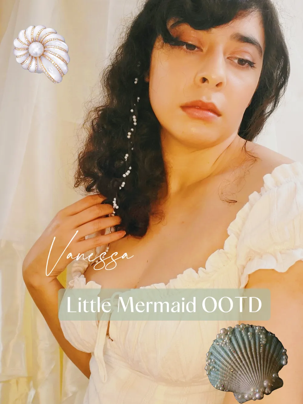 Vanessa White Dress Little Mermaid - Lemon8 Search