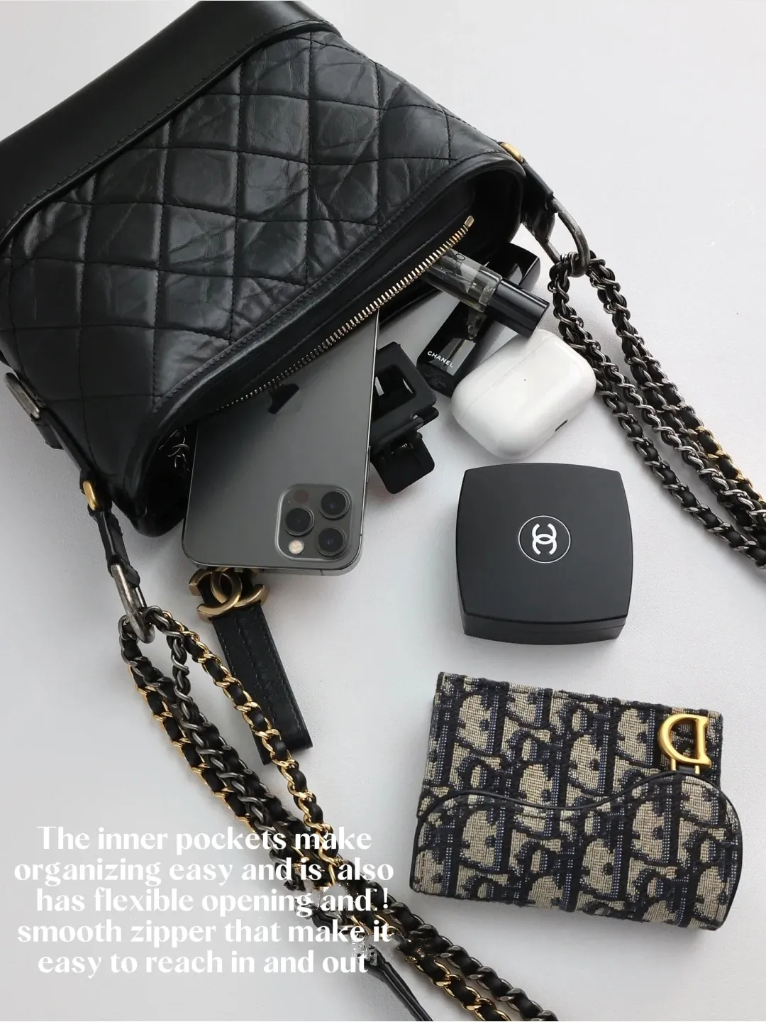 ⚫CHANEL Small Gabrielle Hobo in Black Bag Review👜, Gallery posted by  Angel Moore
