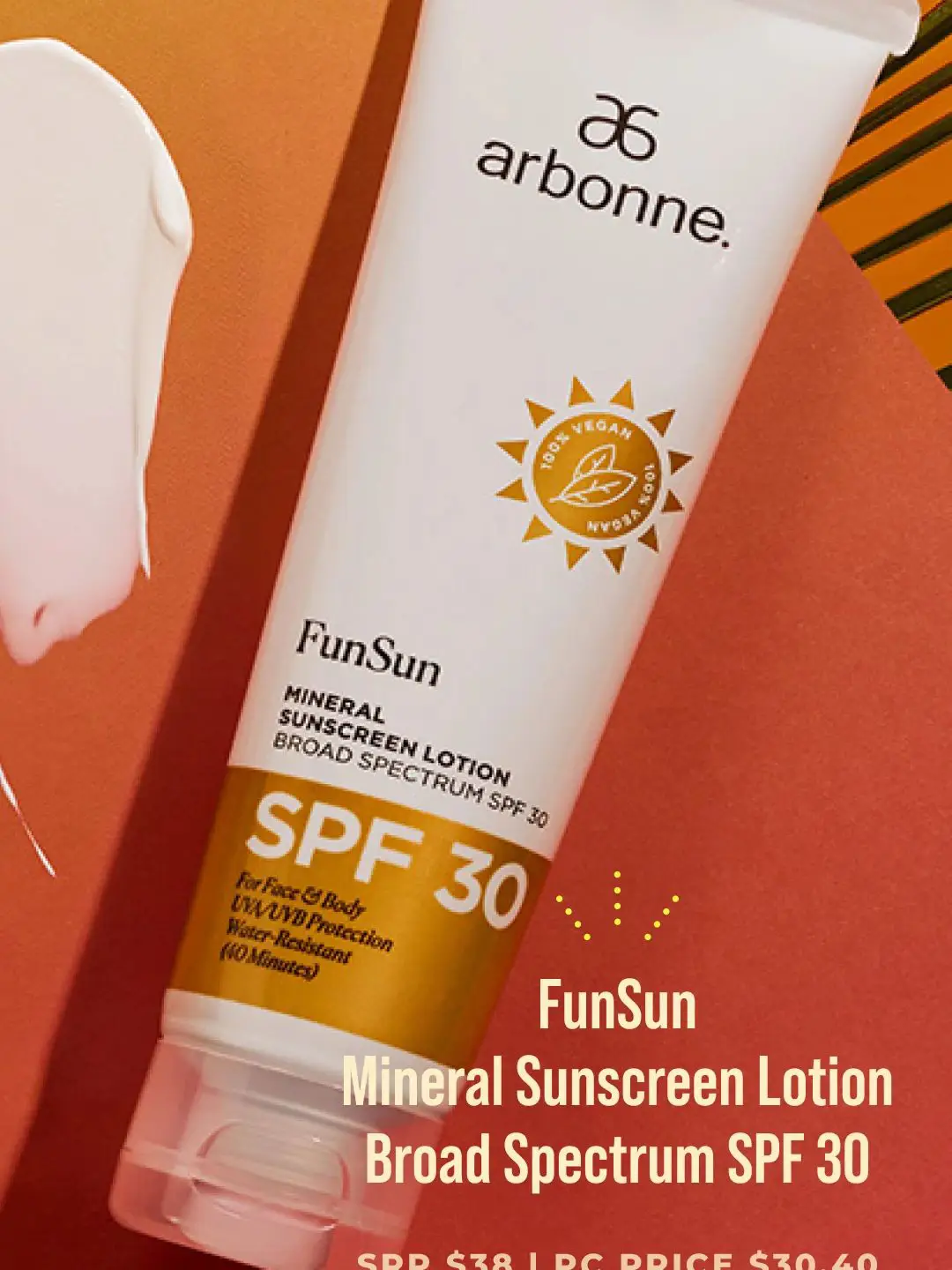 FunSun Mineral Sunscreen Lotion Broad Spectrum SPF 30