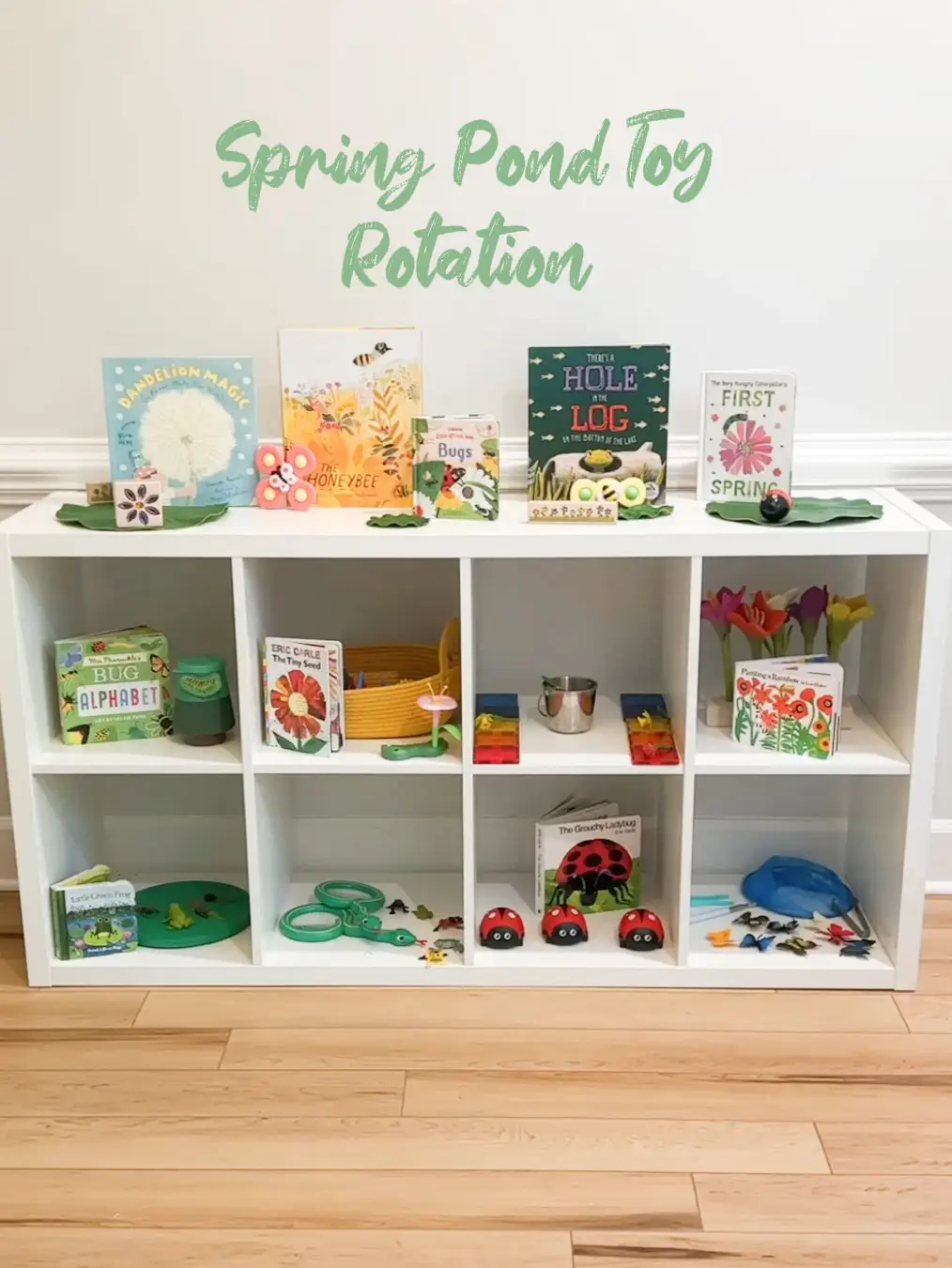 Montessori storage and toy rotation 