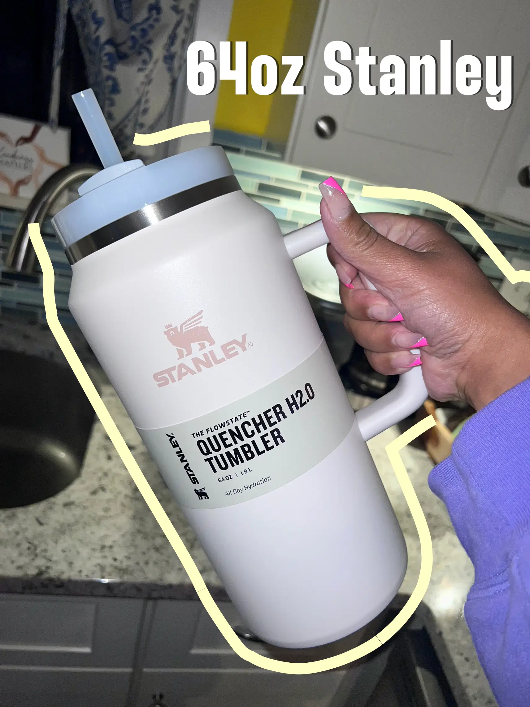 Stanley released a new 64-ounce Quencher FlowState Tumbler