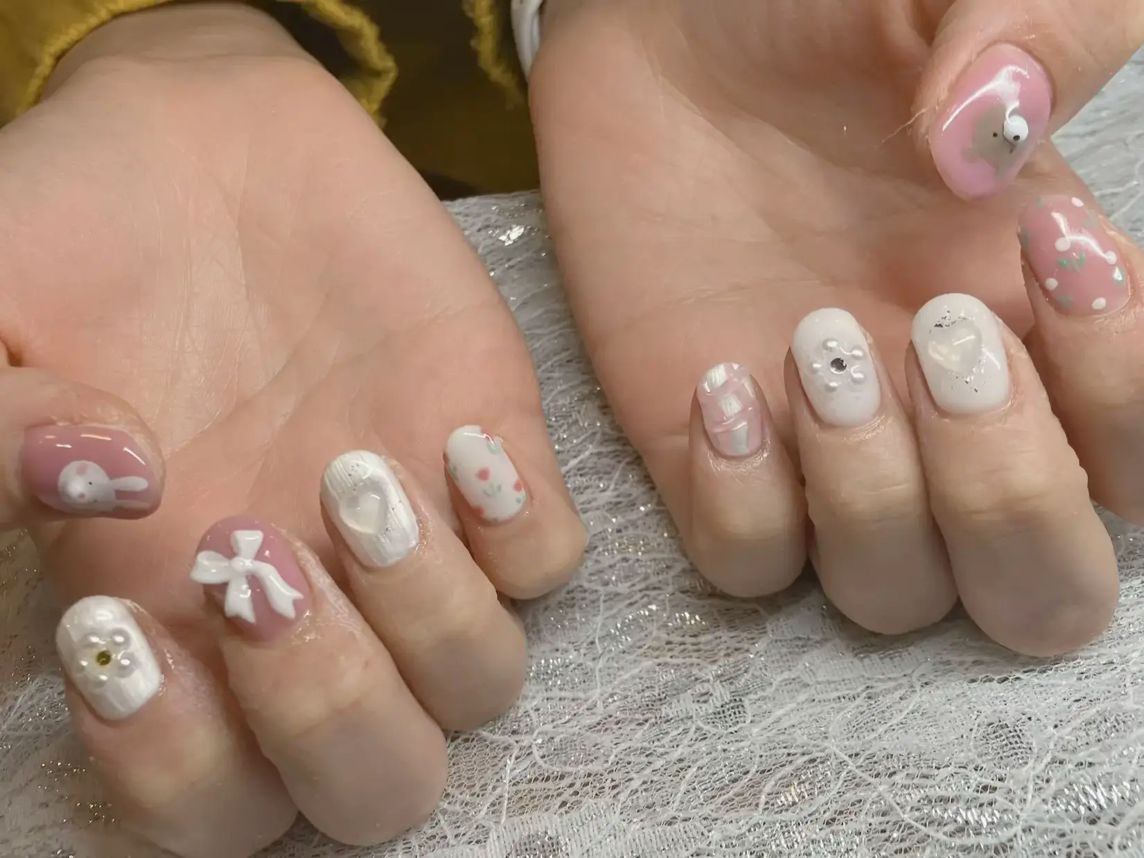 ?うさ♥️くま? ネイル | あやちょが投稿したフォトブック | Lemon8