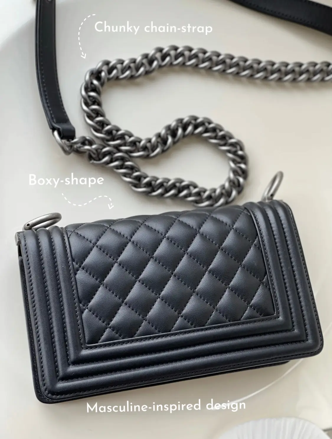 Chanel boy bag discount real vs fake