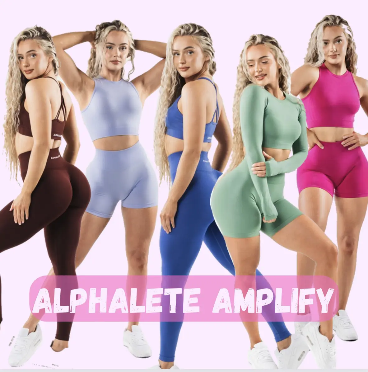 Women's - Pink Leggings – Alphalete Athletics