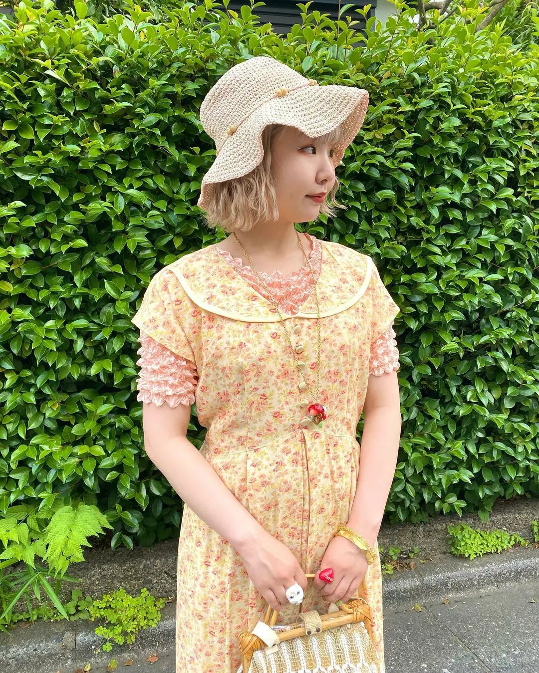 古着ワンピースで作る 夏のガーリーコーデ | 古着屋RAINBOWが投稿した  