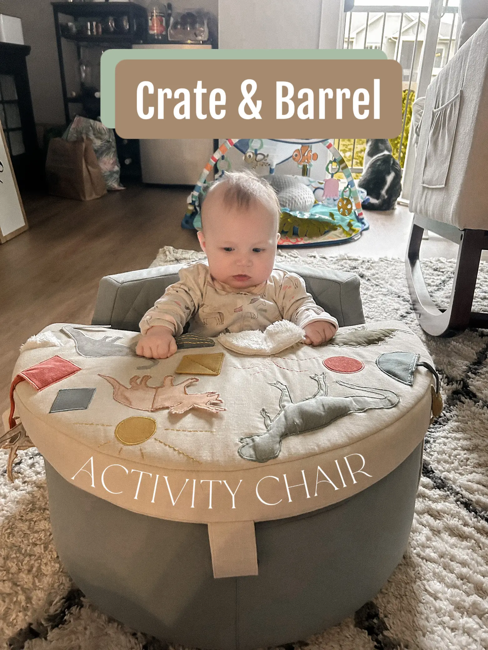 Crate and barrel 2024 baby activity chair