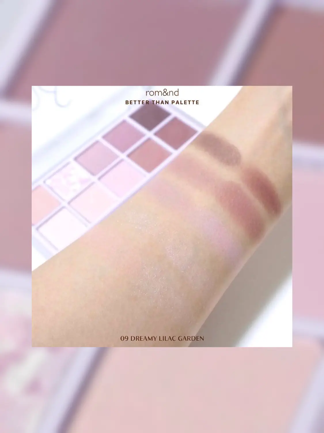 𝗋𝗈𝗆&𝗇𝖽 BETTER THAN PALETTE 09 DREAMY LILAC GARDEN | micocoayu