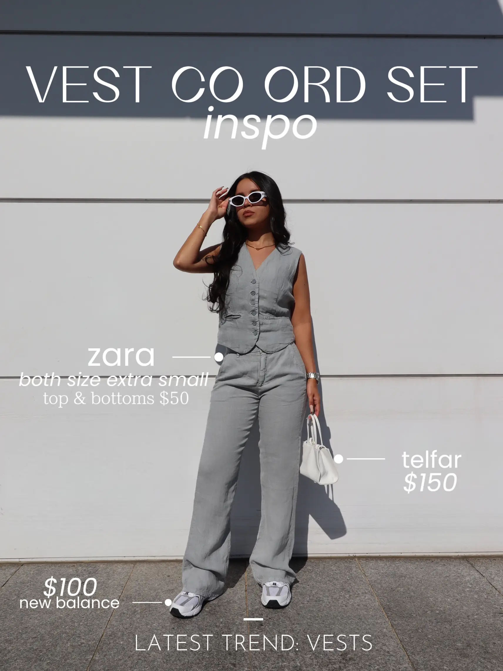 Zara Striped Co-Ord Set Crochet Knit Pants And Tunic New S