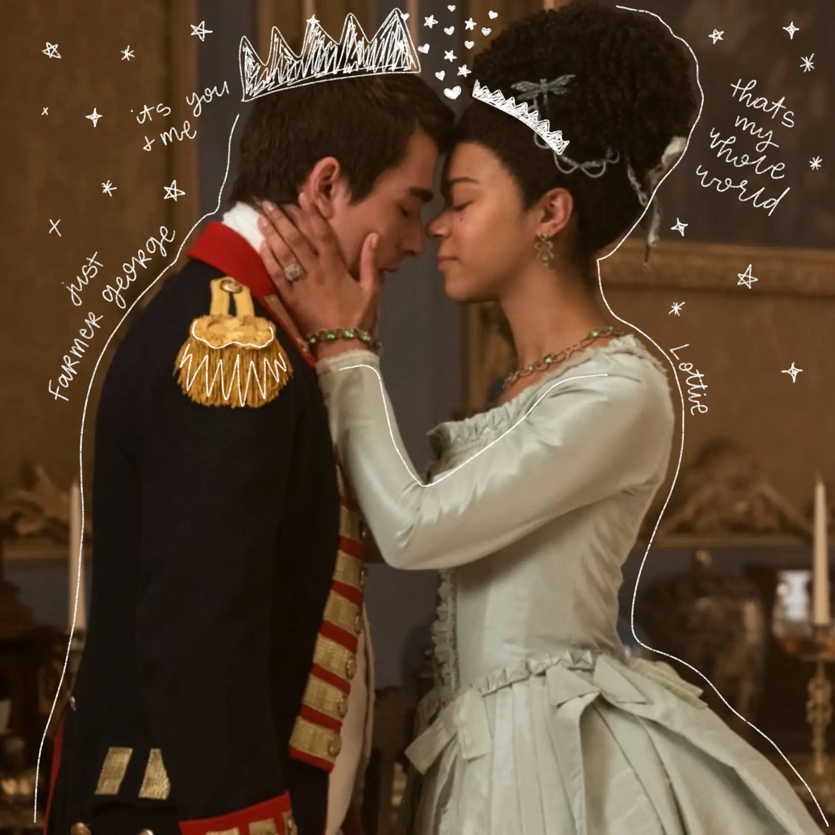 Queen Charlotte + King George | Rebekah Carterが投稿したフォト