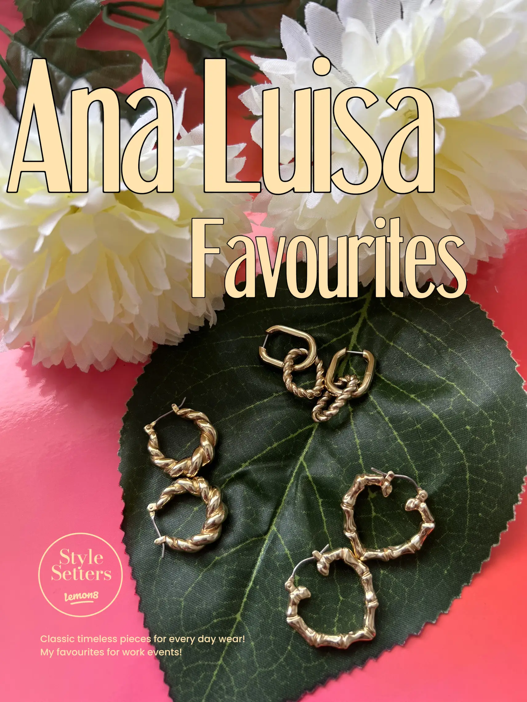 ash Double Hoop Earrings - Ash Double Silver, Ana Luisa Jewelry