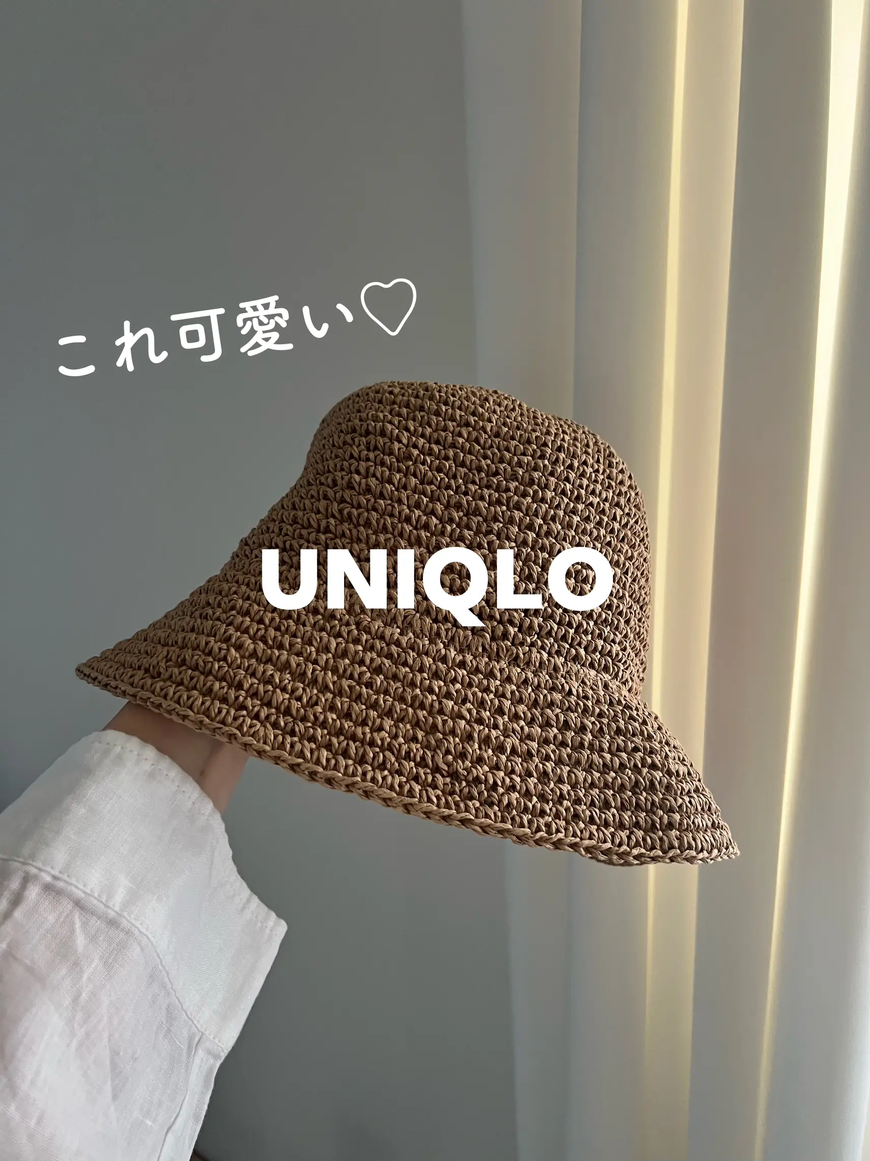 値下げ】【試着のみ美品】UNIQLO バケットハット ダークグレー - 帽子