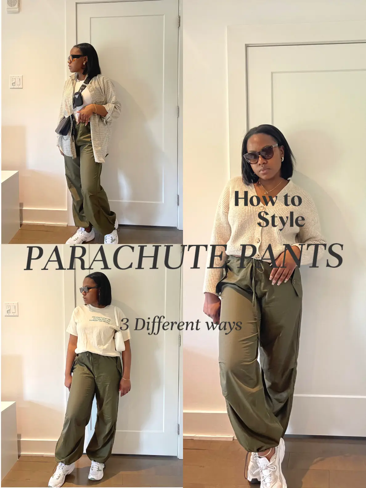 Stylish Outfit with Parachute Pants