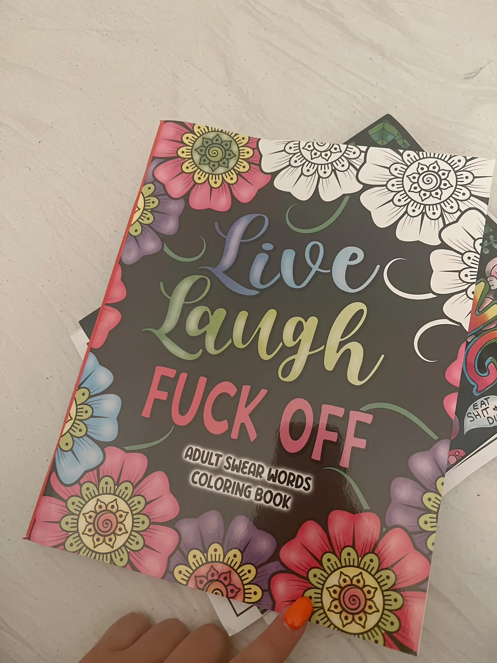 40 Page Fuck This Shit Adult Swear Word Coloring Book Digital