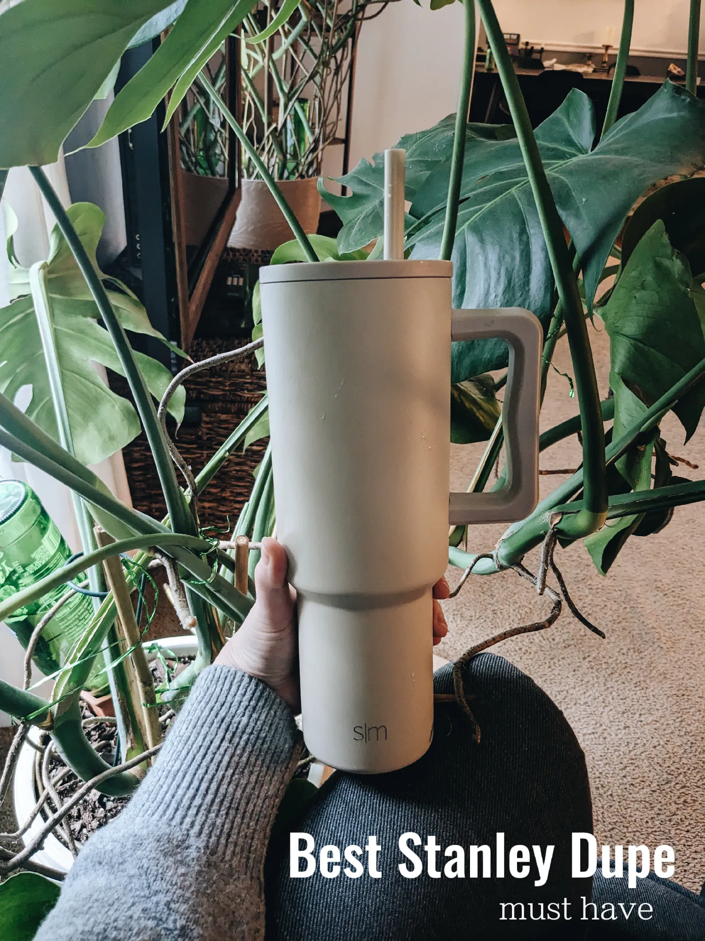 Ignore my phone stand 😂 bedazzling this 40oz stanley was so satisfyin, Stanley Tumbler