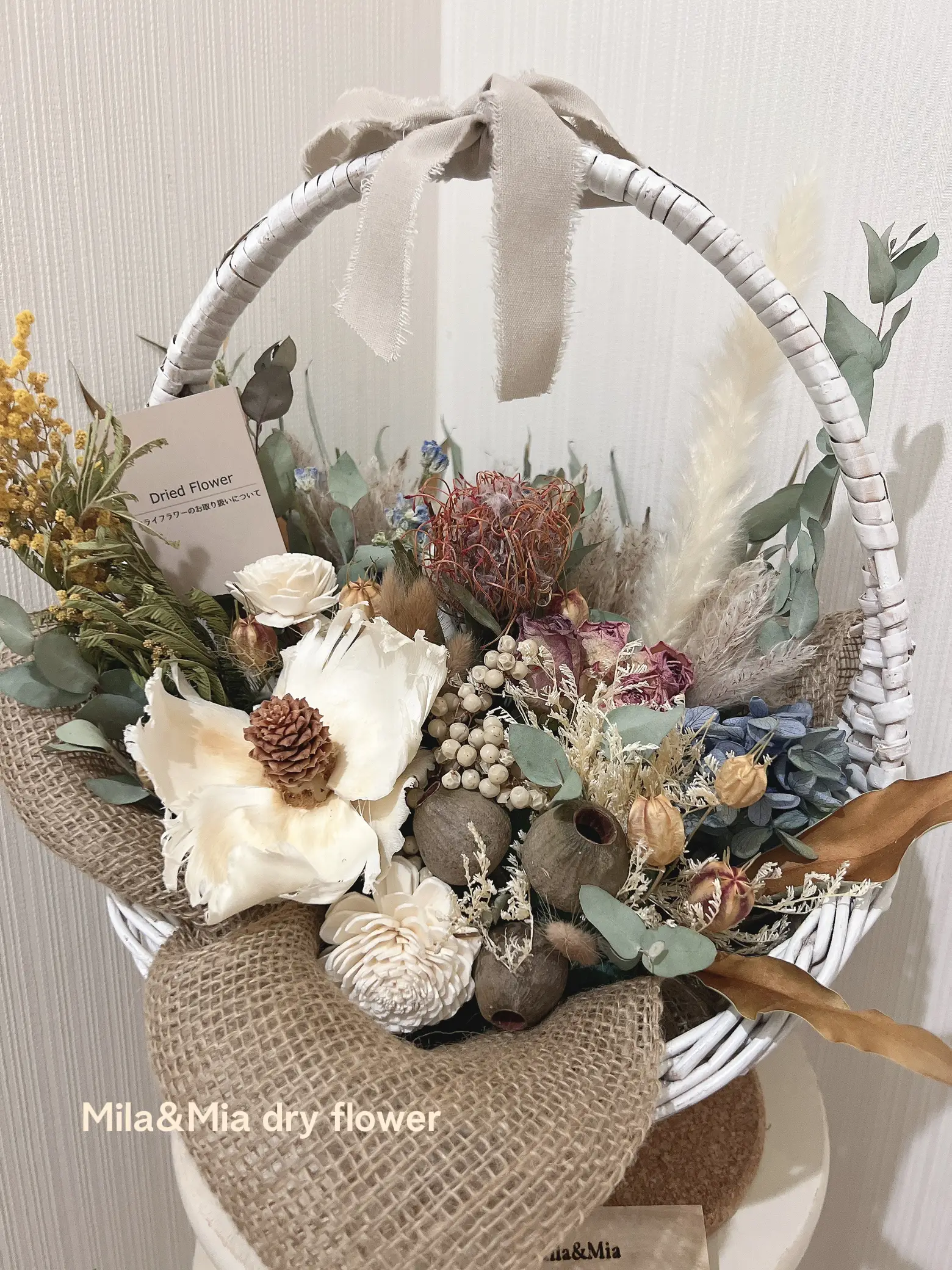 パンパスグラスのリースブーケ&ブートニア パンパスグラスのリースブーケ&ブートニアセット - メルカリ