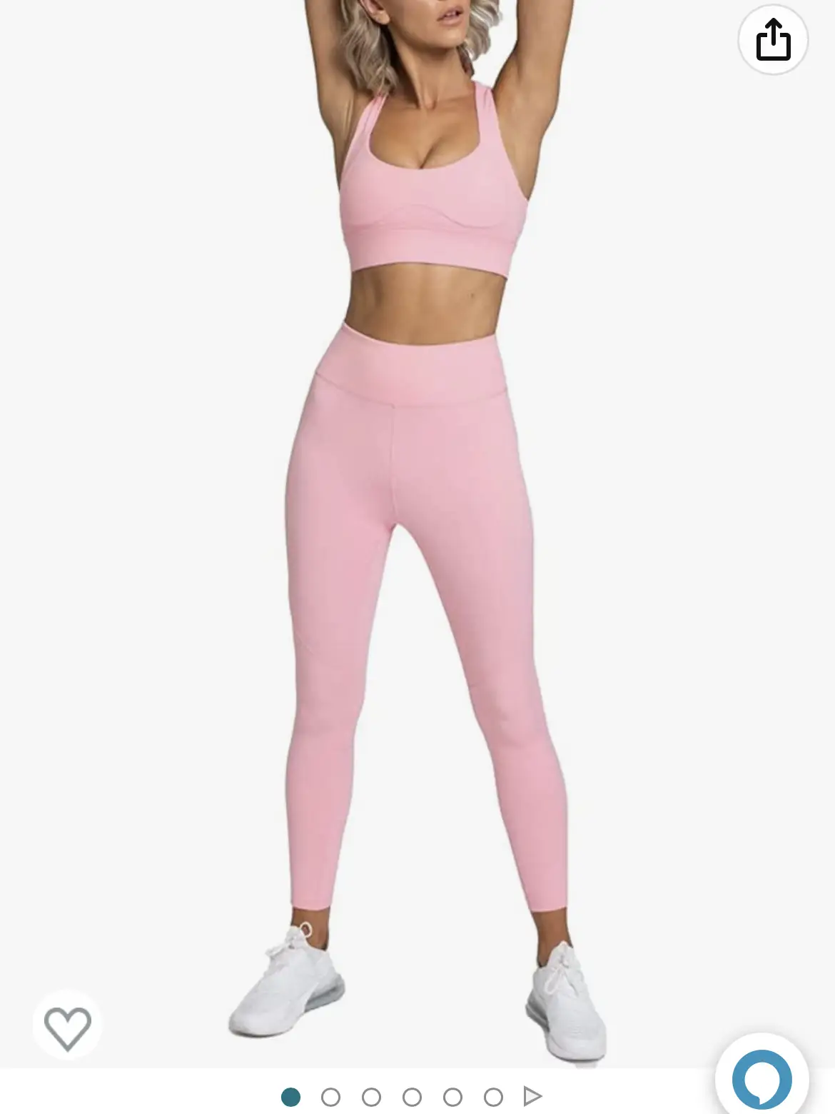 Alo Yoga Sz M Crop Leggings Mid High Rise Red Pink Mesh Women's Barbiecore
